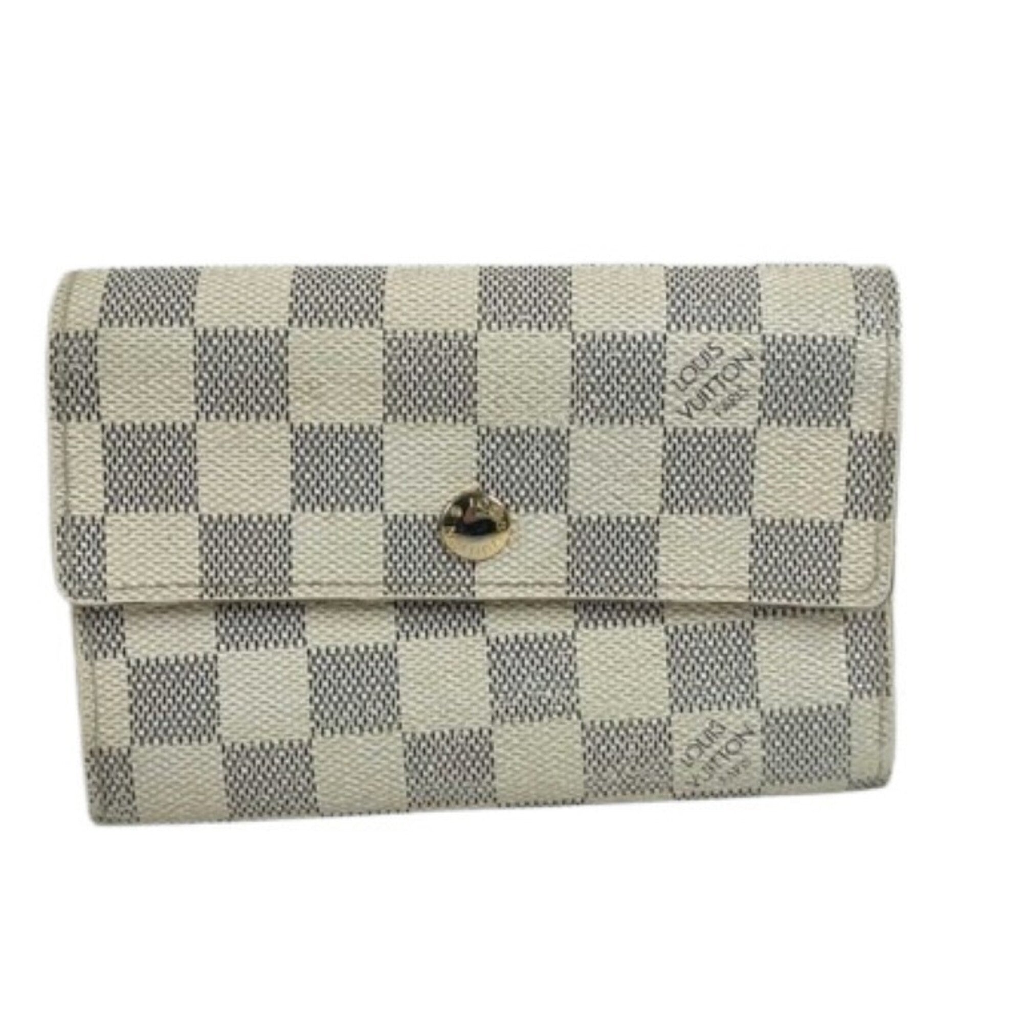 Louis Vuitton Damier Azur Damier Azur Wallet (Tri-Fold) (Pre-Owned)