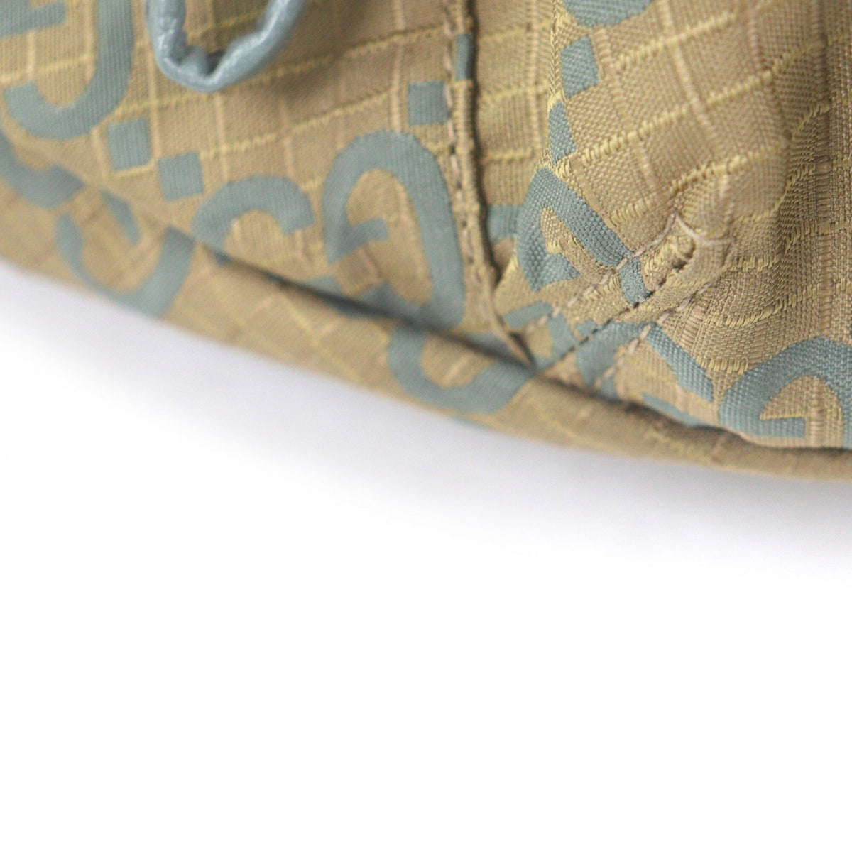 Gucci Khaki Nylon Sling Bag (Pre-Owned)