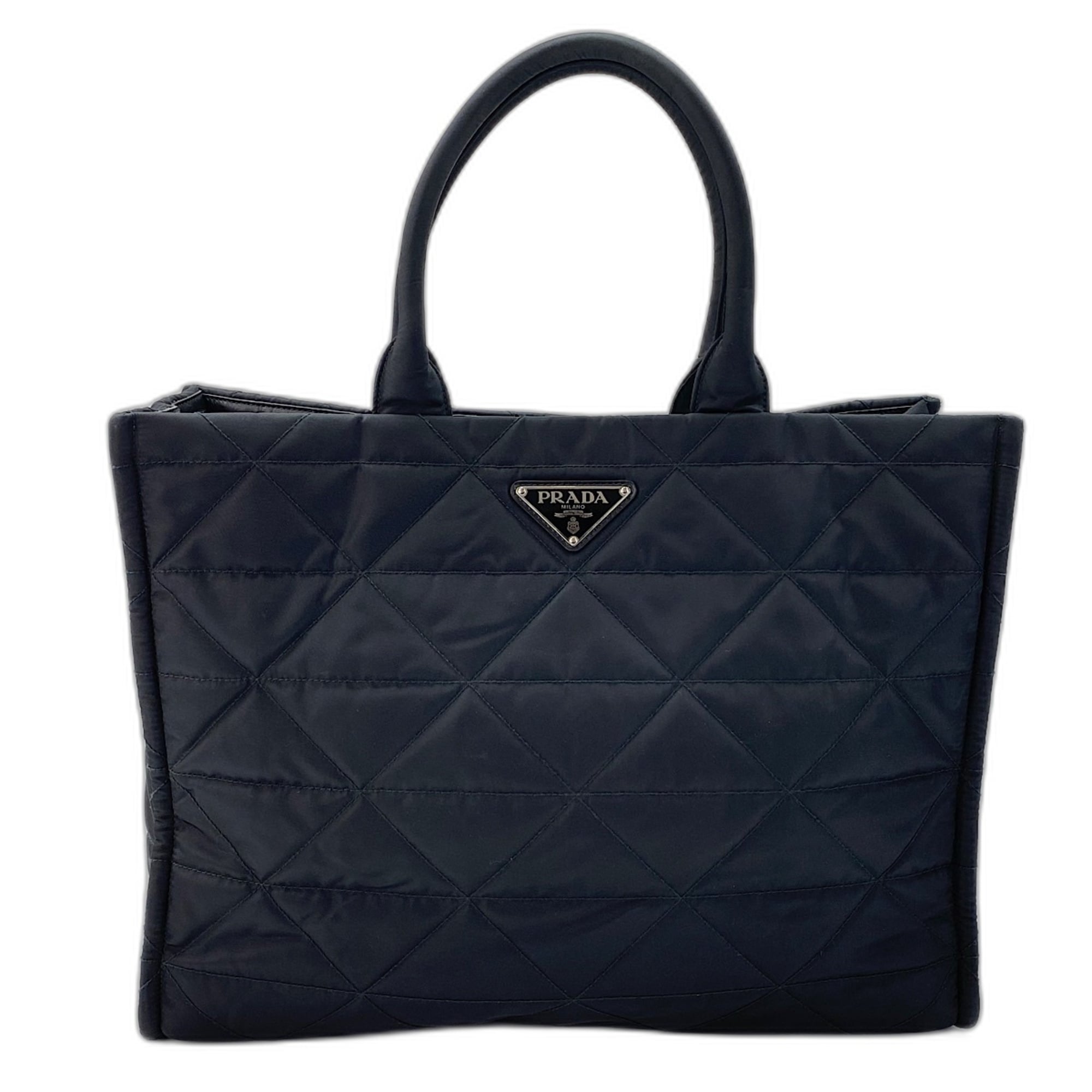 Prada Black Nylon Tote Bag (Pre-Owned)