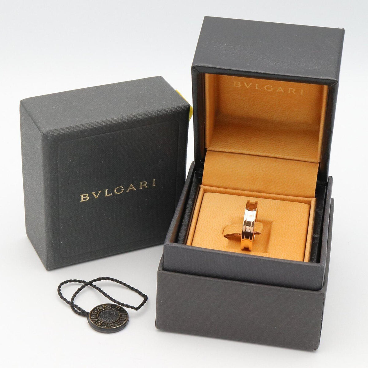 Bvlgari Gold Pink Gold (18K) Band Ring (Pre-Owned)