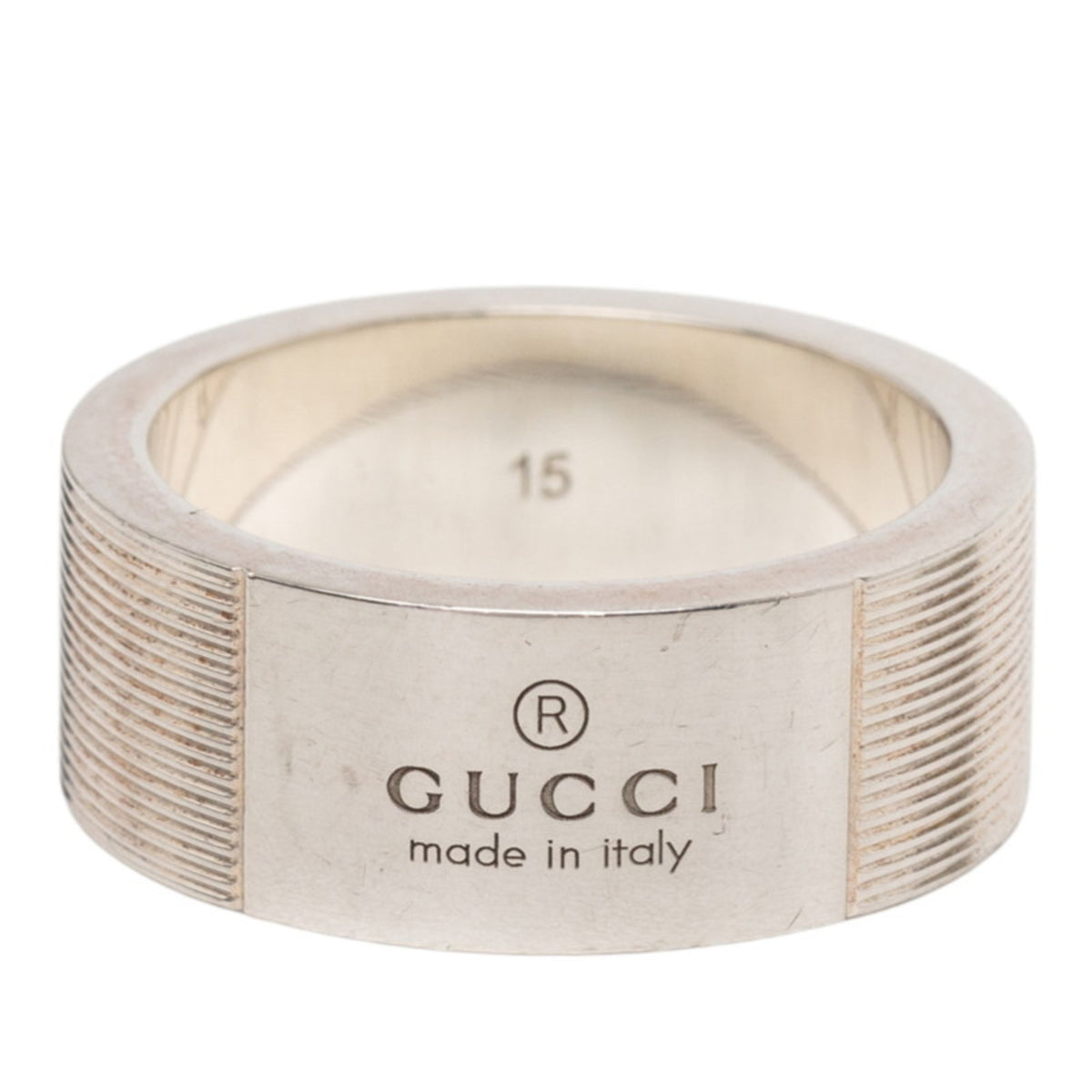 Gucci Silver 925 Band Ring (Pre-Owned)