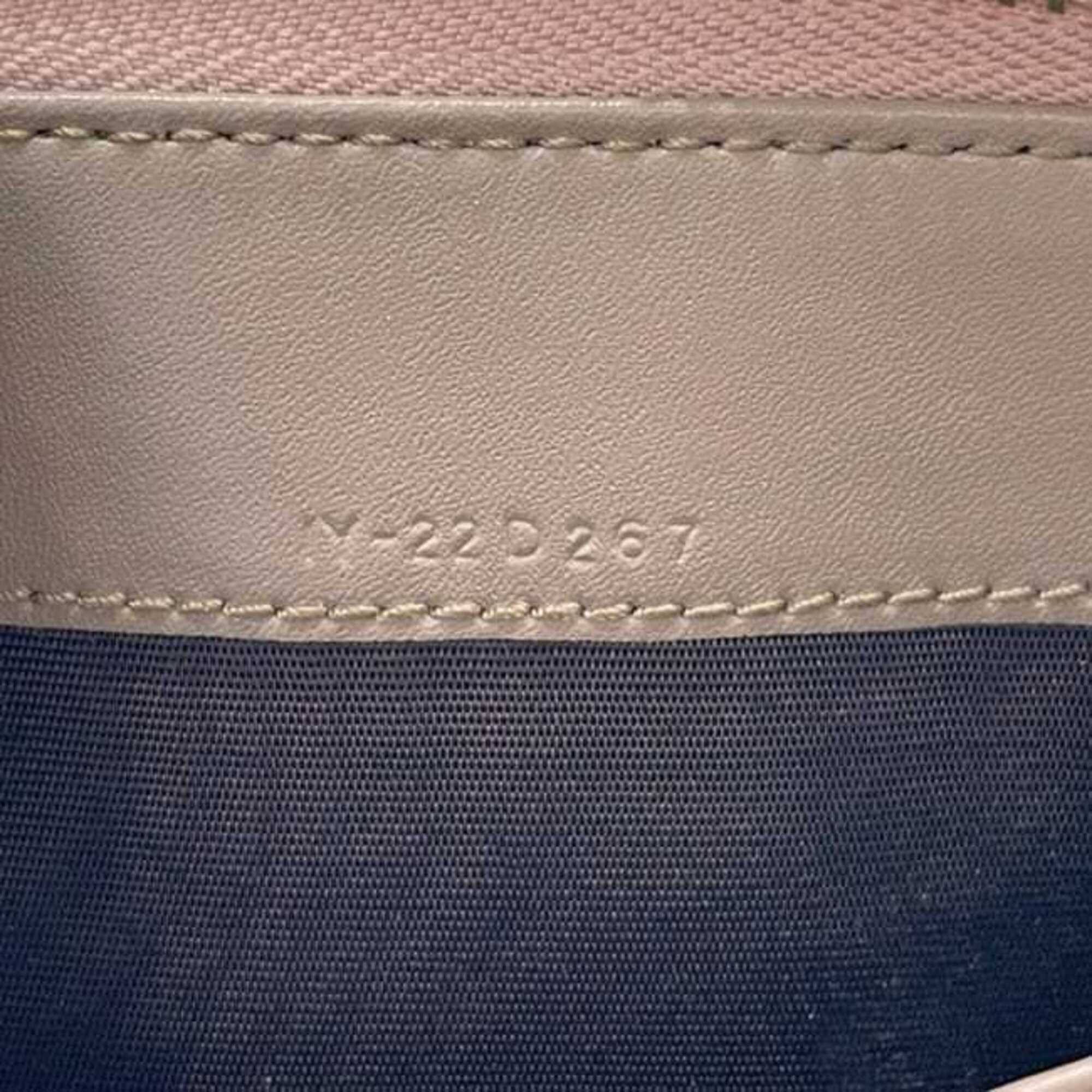 Salvatore Ferragamo Pink Leather Long Wallet (Bi-Fold) (Pre-Owned)