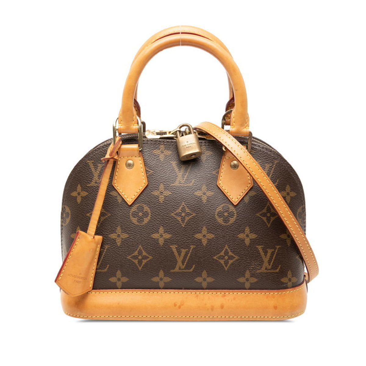 Louis Vuitton Brown Pvc Leather Handbag Shoulder Bag (Pre-Owned)