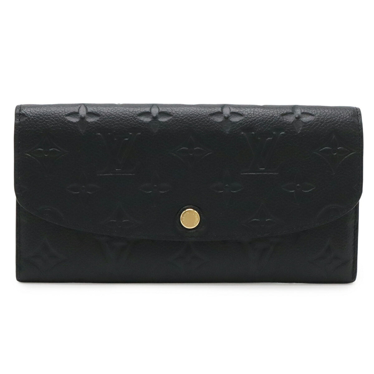 Louis Vuitton Monogram Empreinte Black Noir Monogram Empreinte Long Wallet (Bi-Fold) (Pre-Owned)
