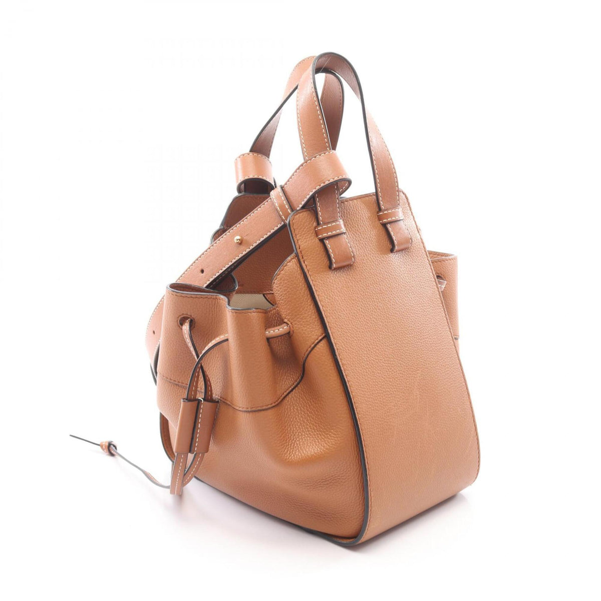 Loewe Hammock Brown Leather Handbag (Pre-Owned)