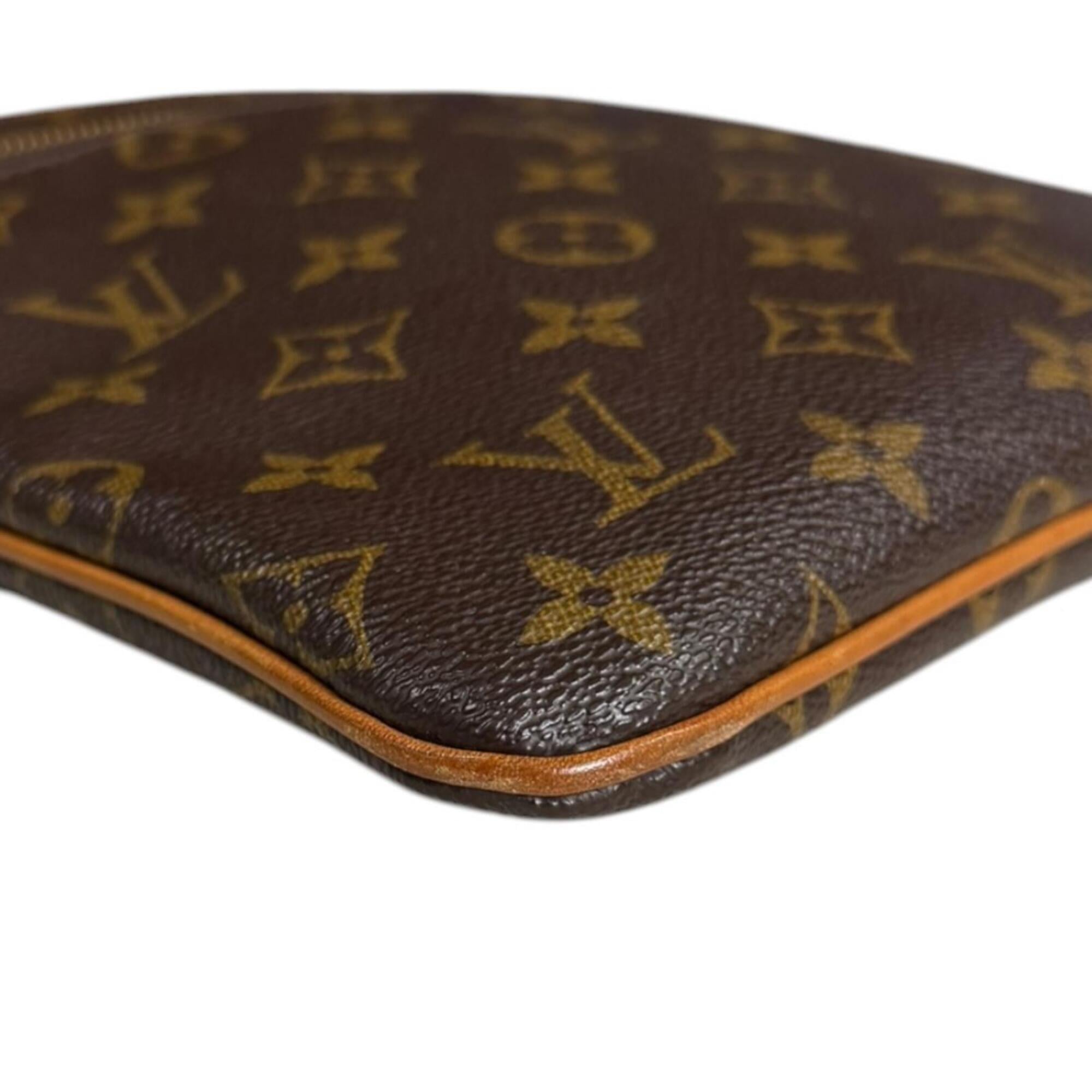 Louis Vuitton Monogram Brown Monogram Pochette Shoulder Bag (Pre-Owned)