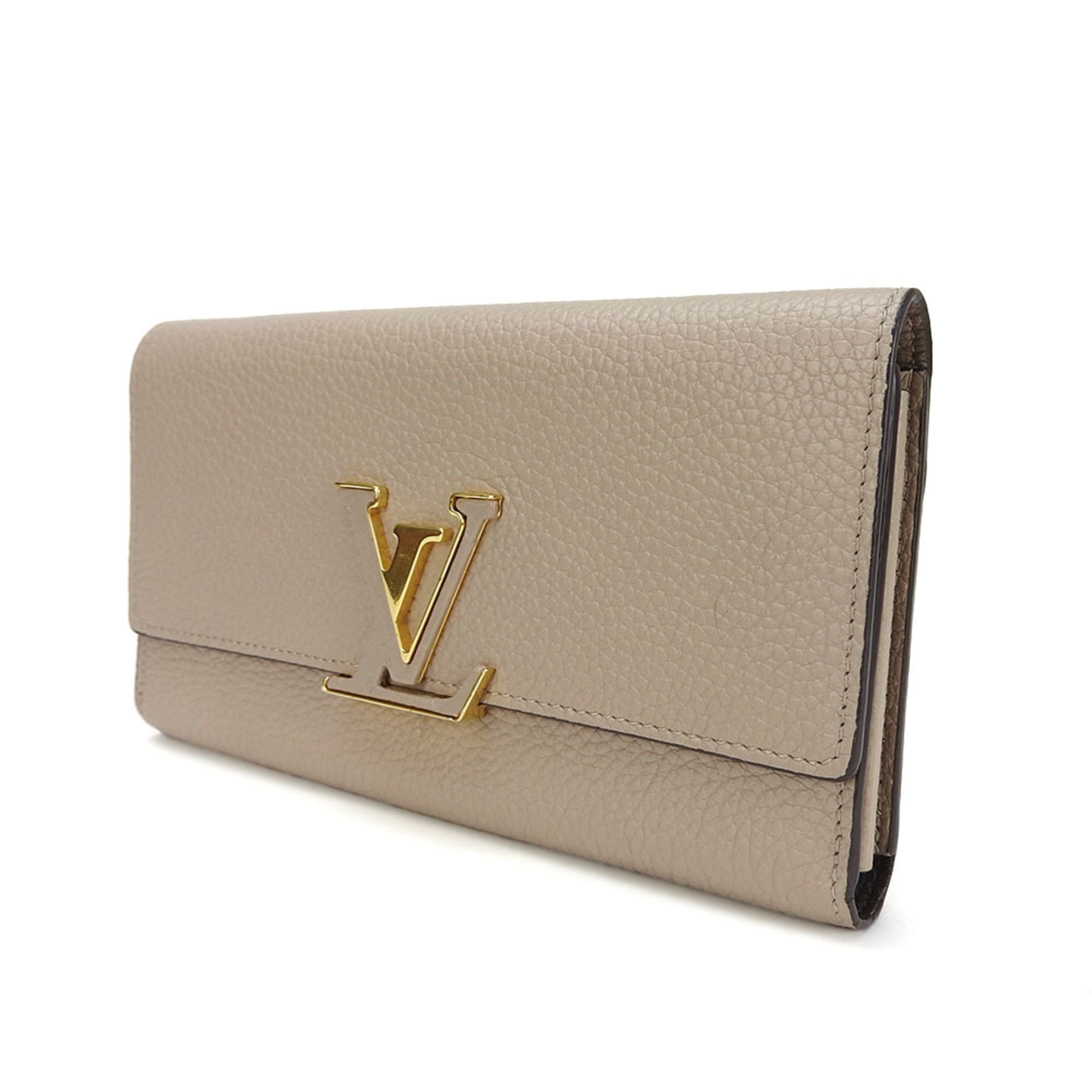 Louis Vuitton Galle Leather Long Wallet (Bi-Fold) (Pre-Owned)