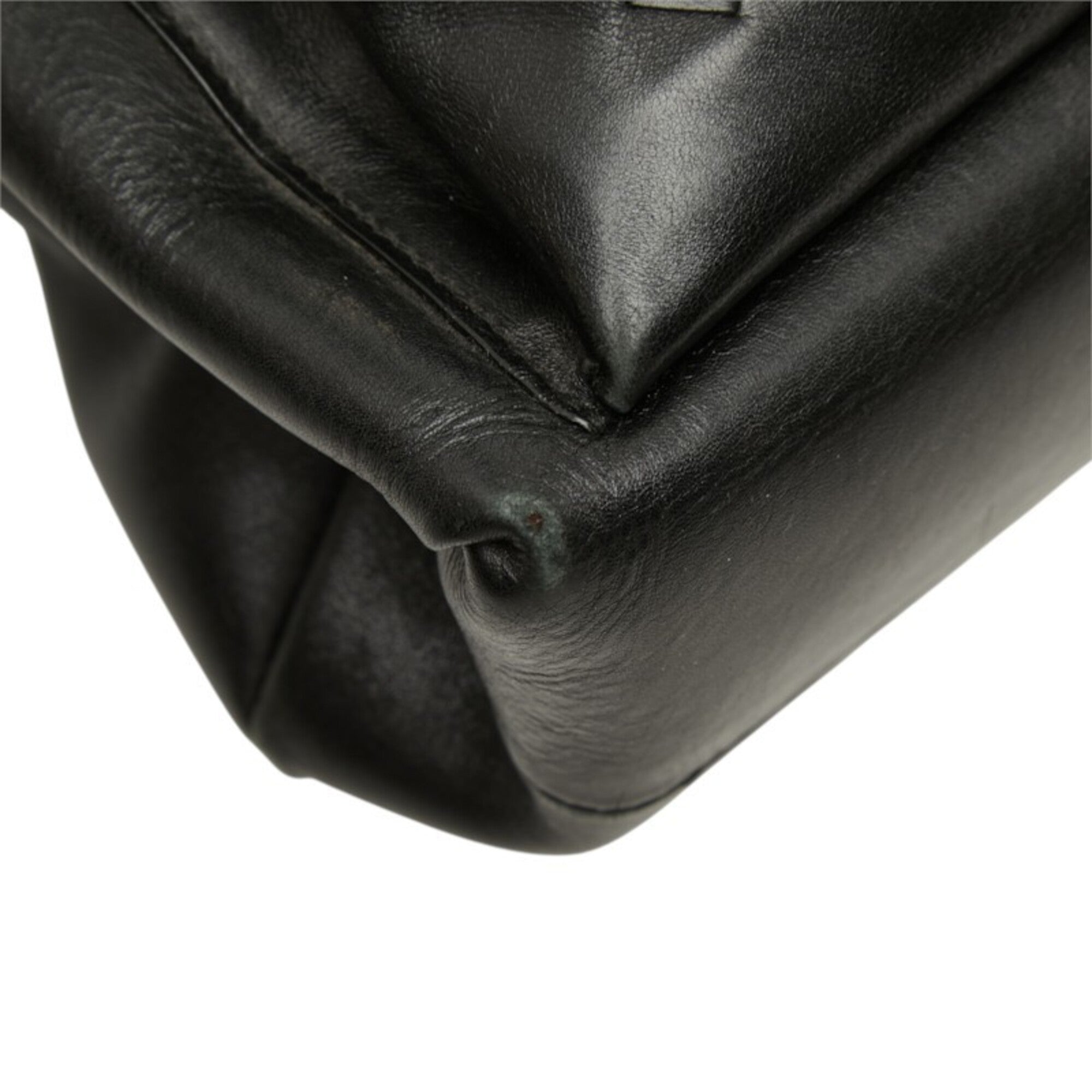 Bottega Veneta Black Leather Briefcase (Pre-Owned)