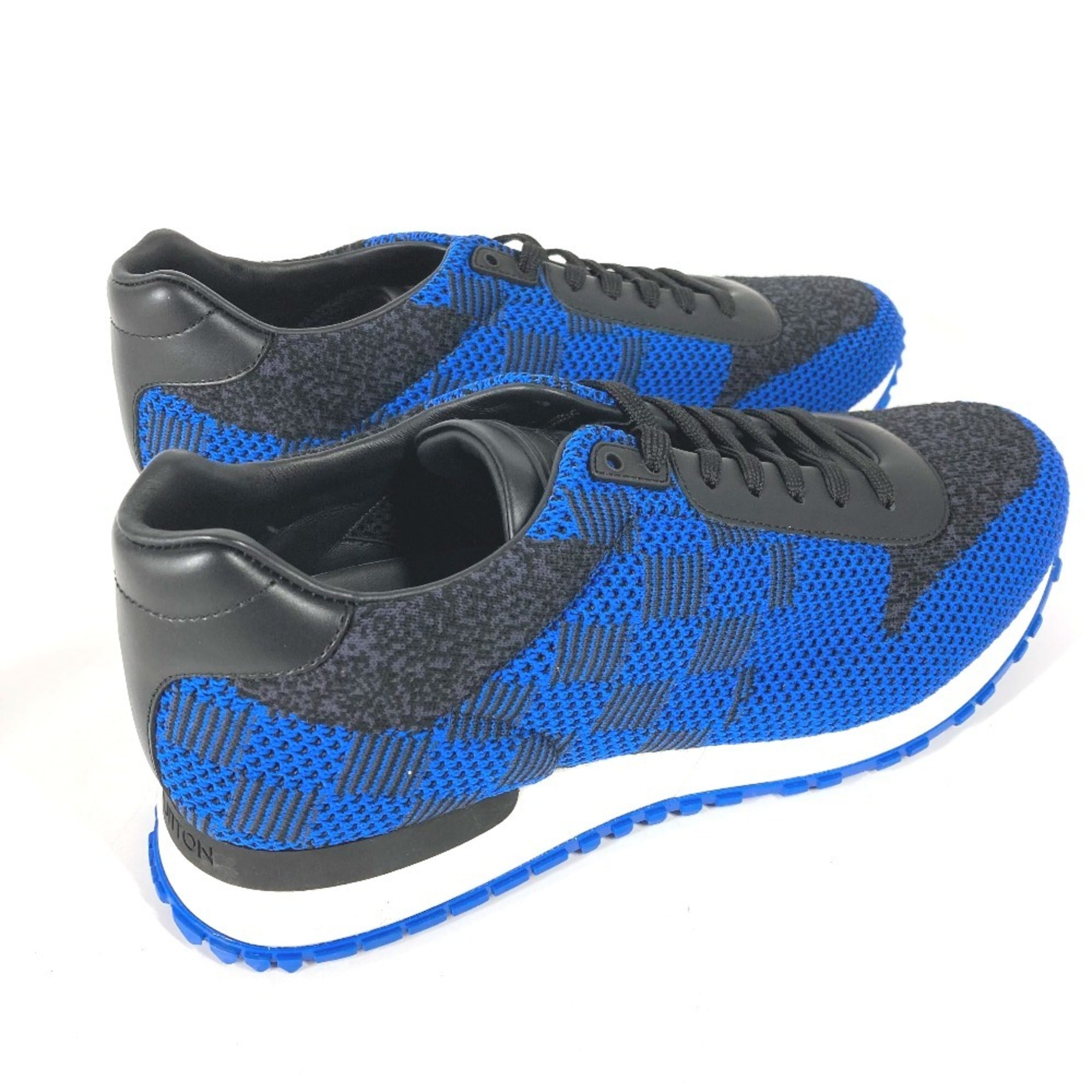 Louis Vuitton Black Blue Sneakers (Pre-Owned)