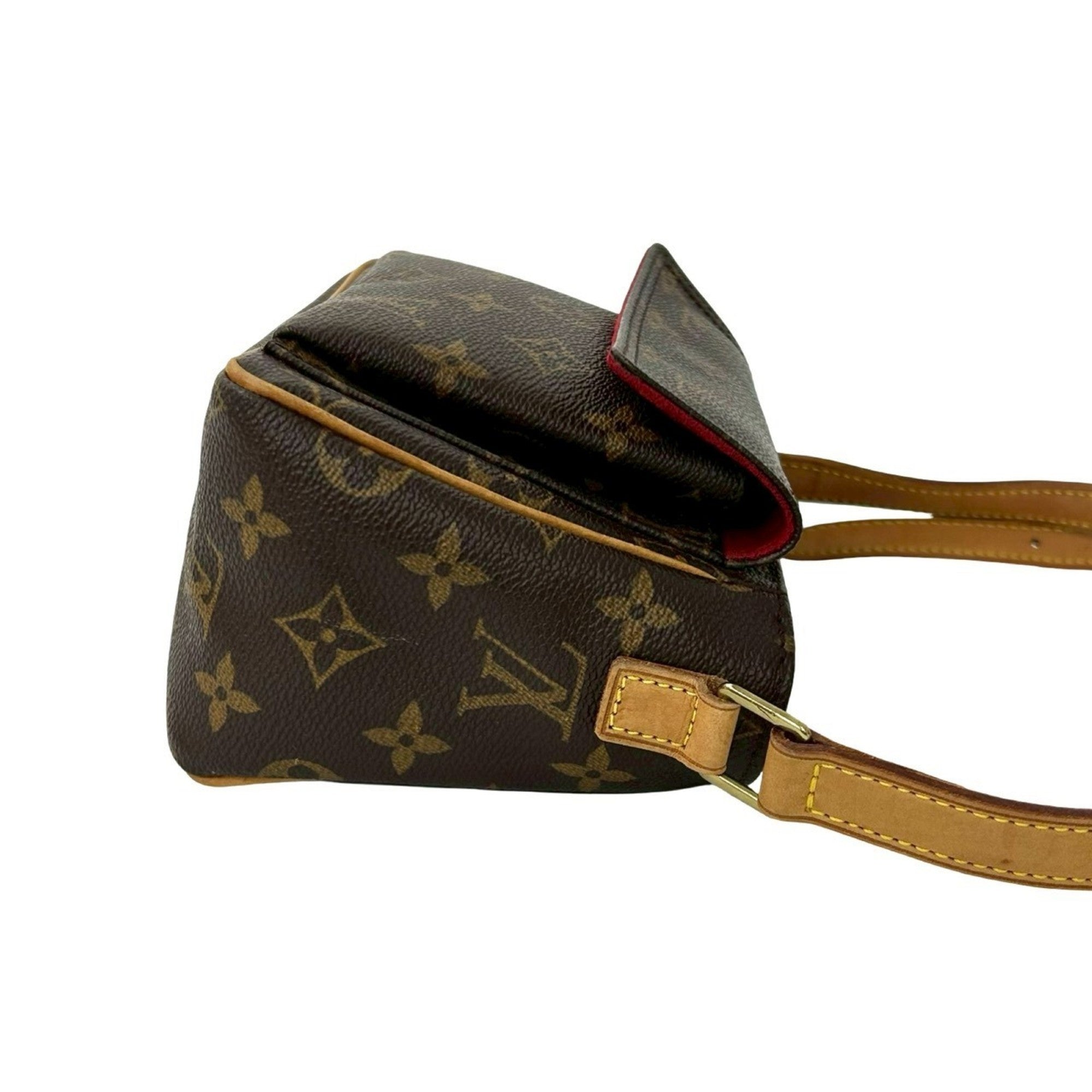 Louis Vuitton Brown Leather Pvc Pochette Shoulder Bag (Pre-Owned)
