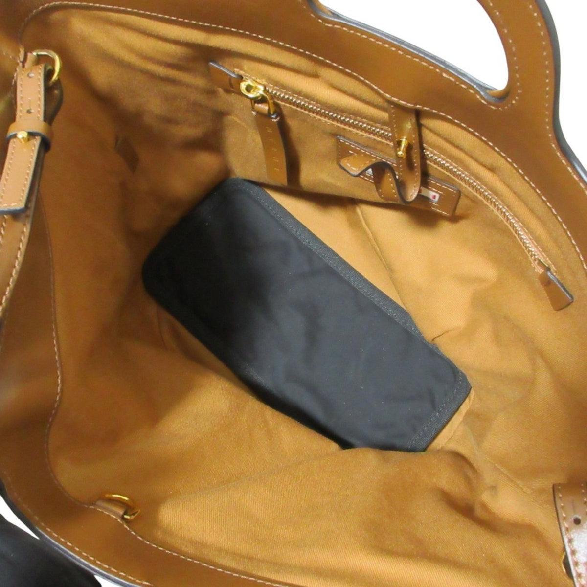 Marni Brown Cotton Handbag Shoulder Bag (Pre-Owned)