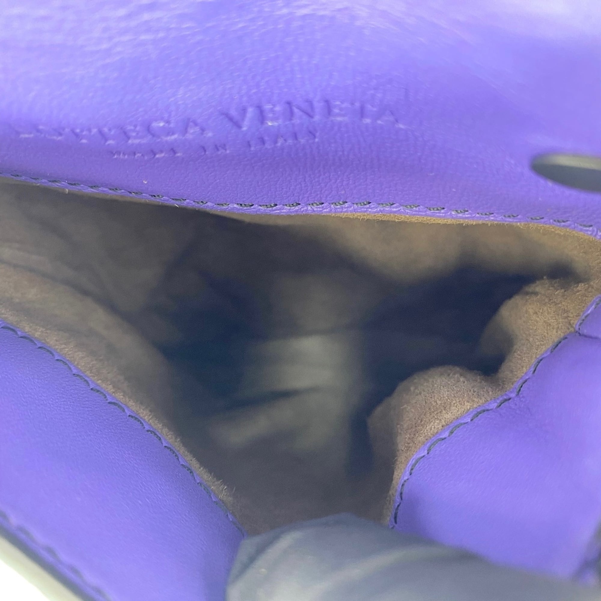 Bottega Veneta Purple Shoulder Bag (Pre-Owned)