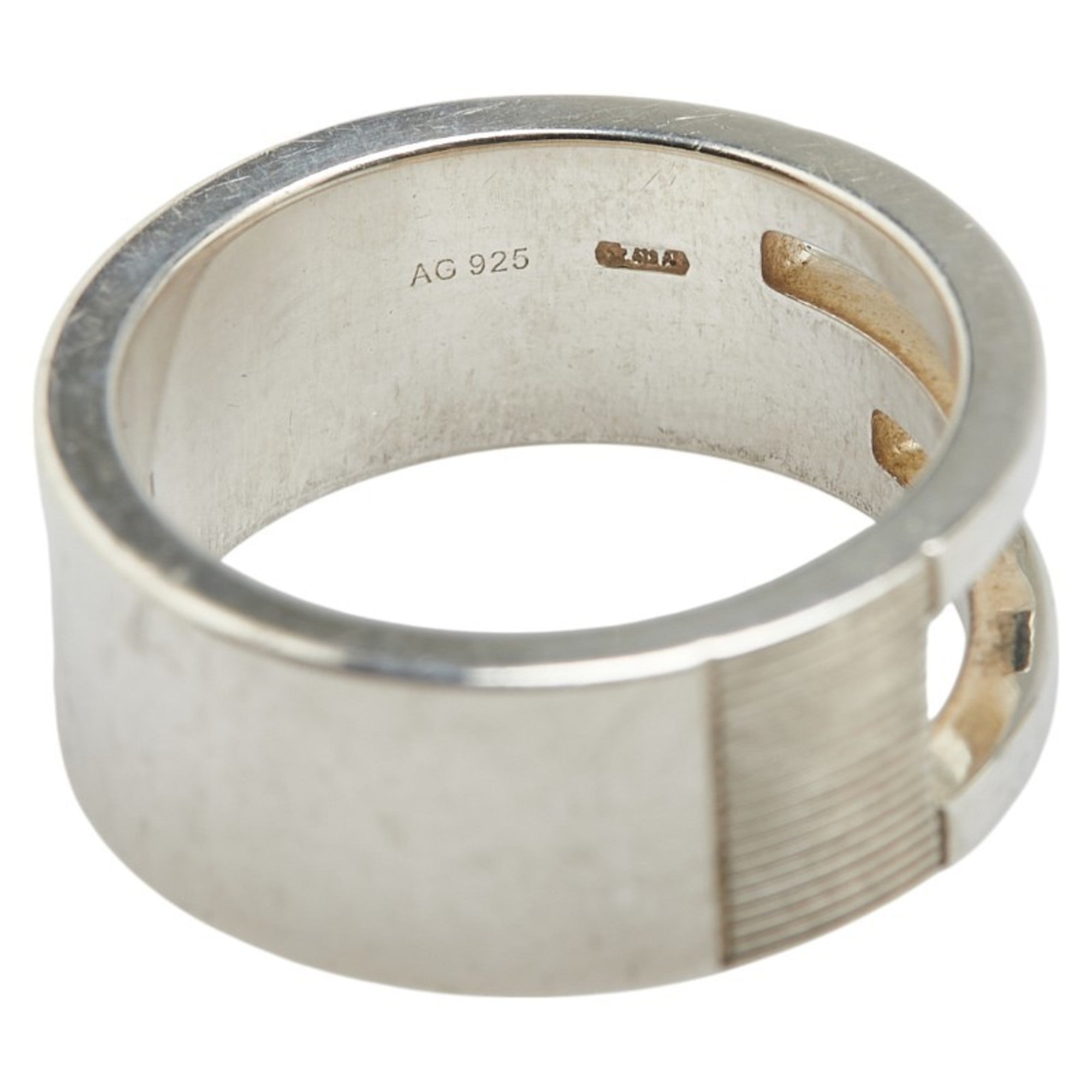Gucci Silver Silver 925 Band Ring (Pre-Owned)
