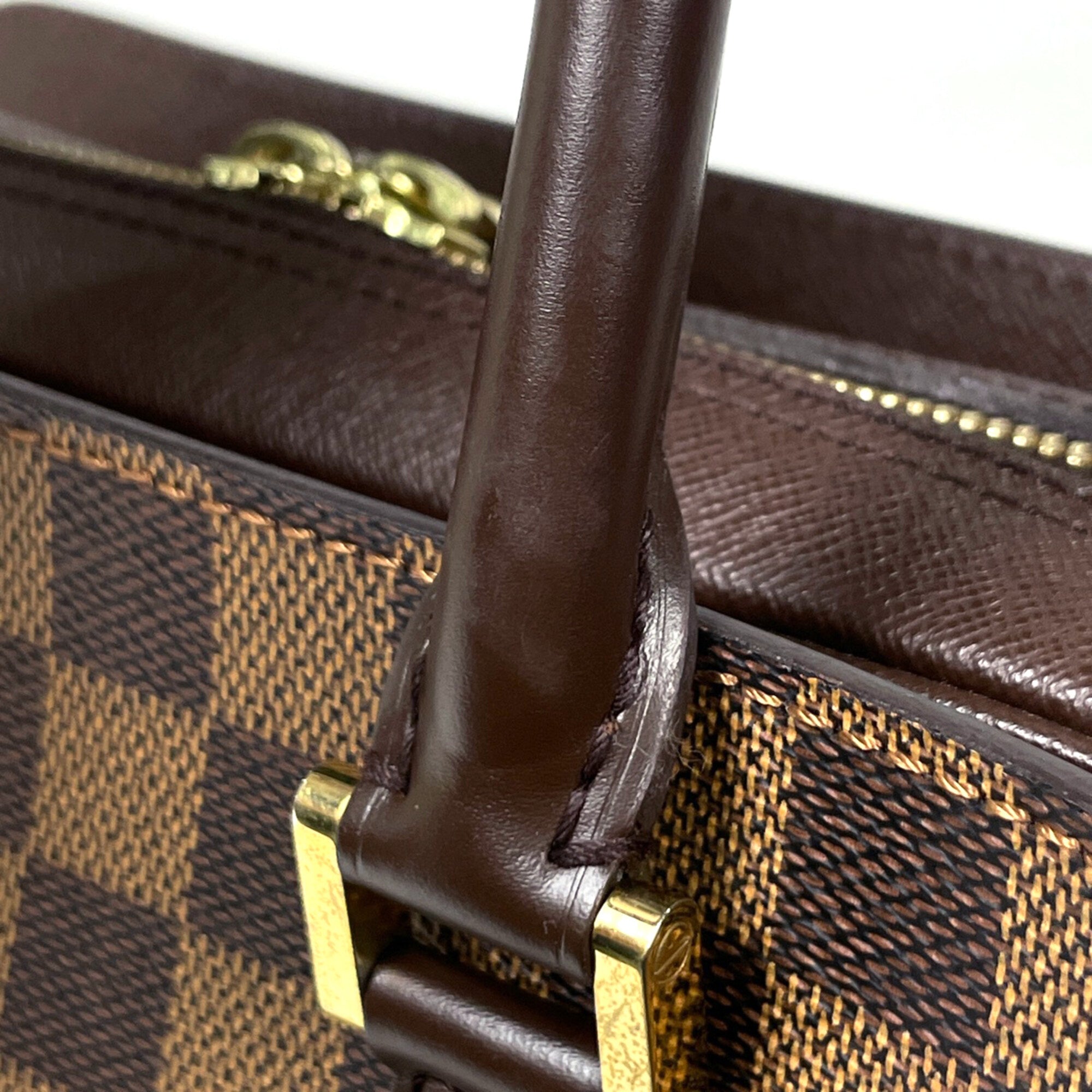 Louis Vuitton Brown Damier Canvas Damier Canvas Handbag (Pre-Owned)
