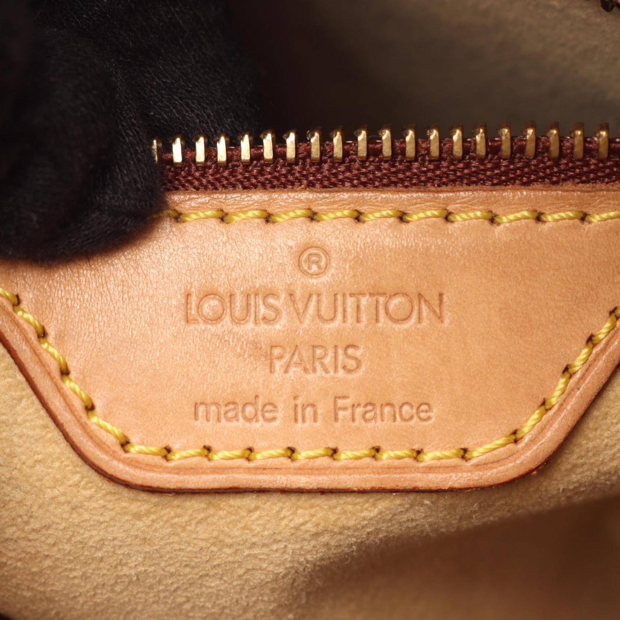 Louis Vuitton Brown Coated Canvas Pvc Monogram Leather Handbag Shoulder Bag (Pre-Owned)