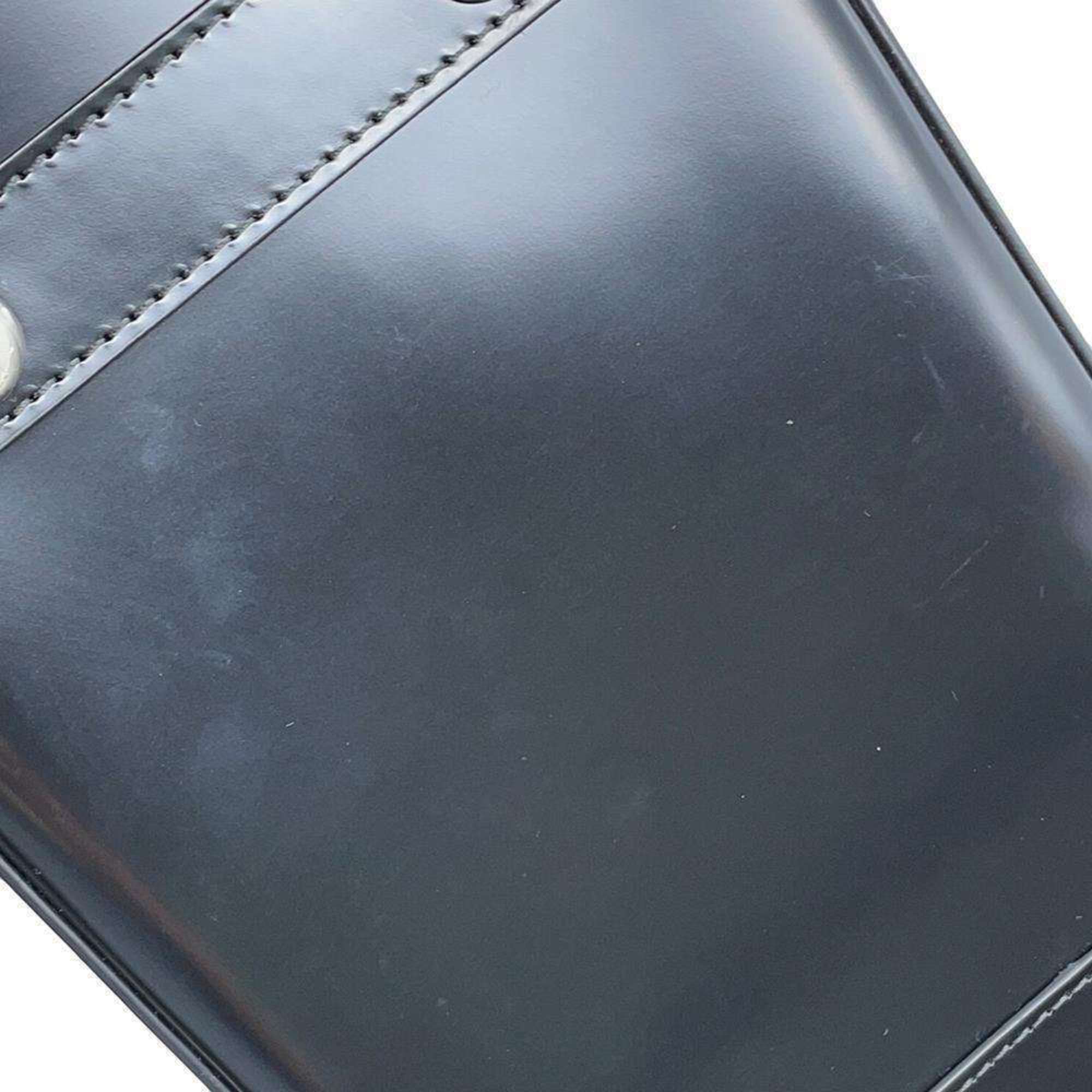 Louis Vuitton Black Noir Patent Leather Handbag (Pre-Owned)