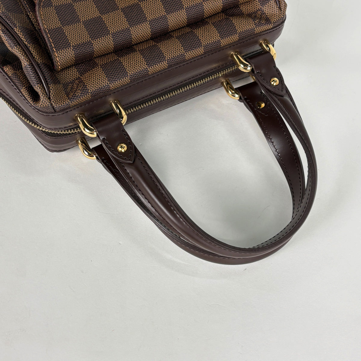 Louis Vuitton Damier Brown Damier Canvas Handbag (Pre-Owned)