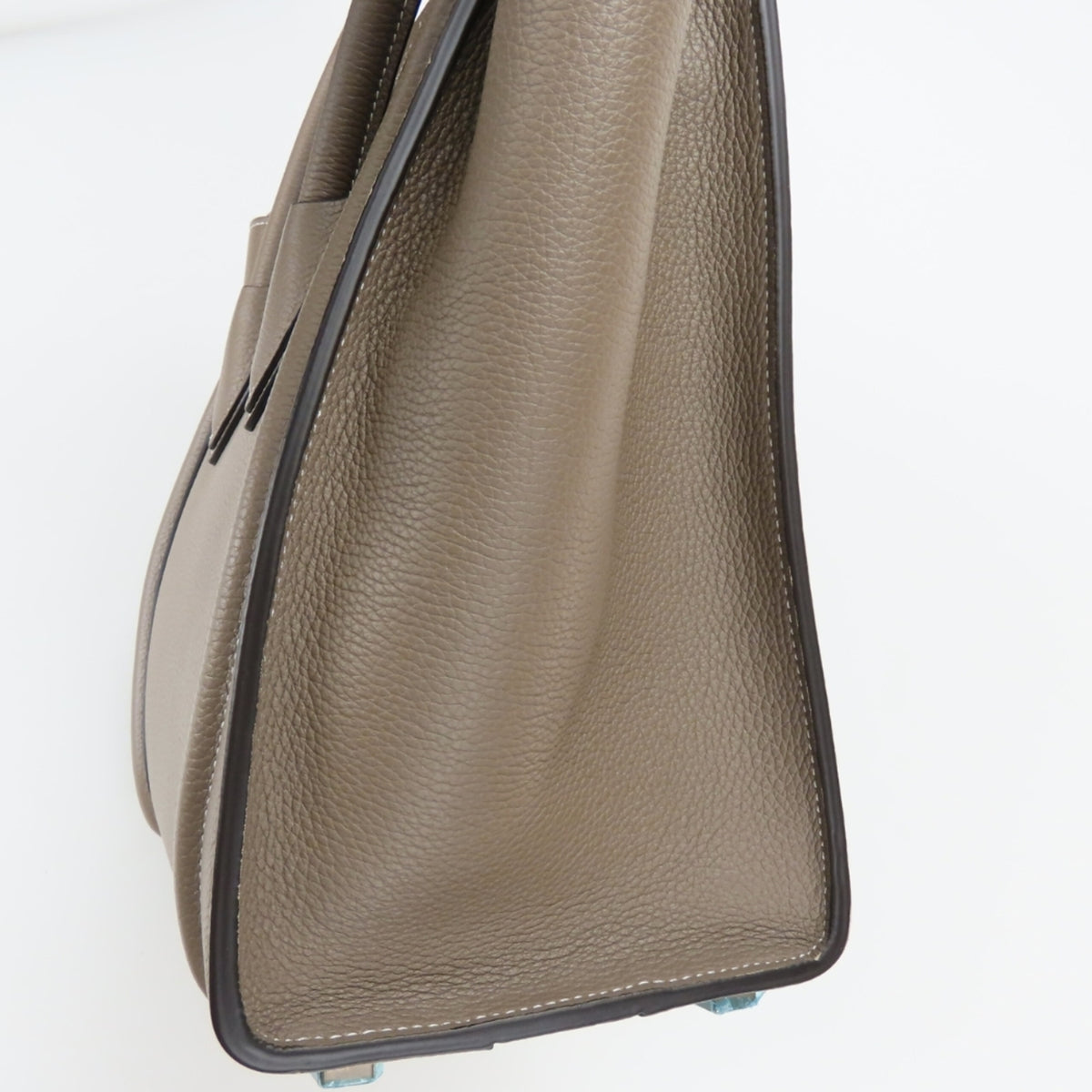 Celine Grayish Leather Tote Bag (Pre-Owned)