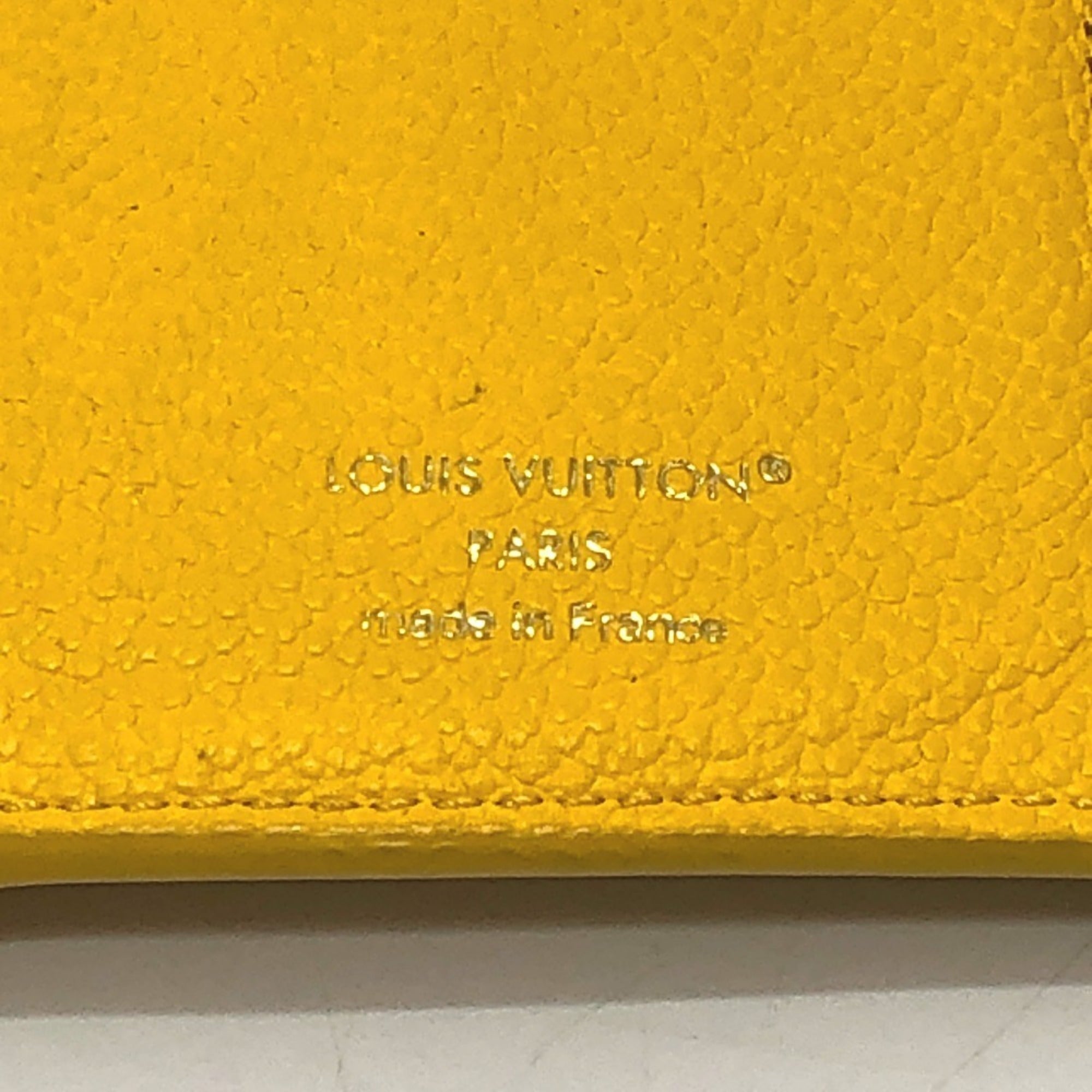 Louis Vuitton Yellow Monogram Empreinte Wallet (Tri-Fold) (Pre-Owned)