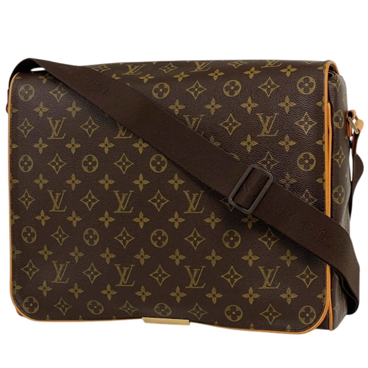 Louis Vuitton Brown Monogram Messenger Bag Shoulder Bag (Pre-Owned)