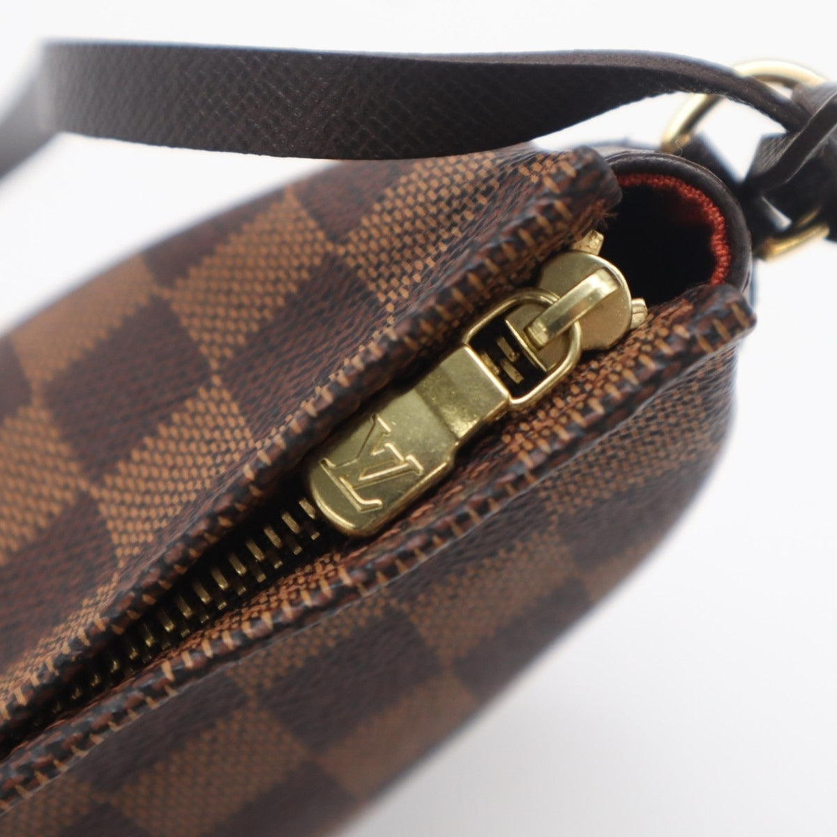 Louis Vuitton Damier Brown Coated Canvas Leather Handbag (Pre-Owned)