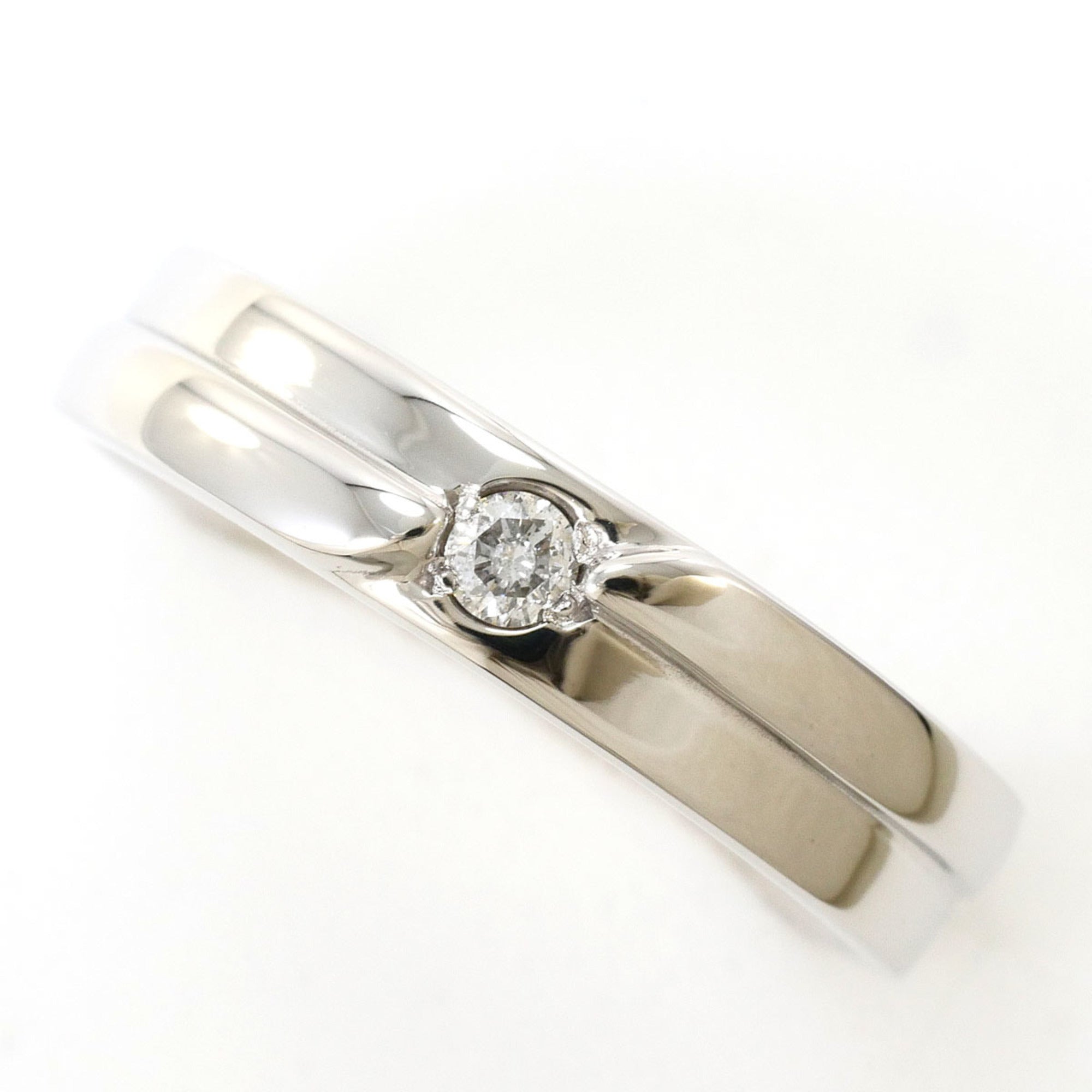 Unbranded White Gold White Gold (14K) Band Ring (Pre-Owned)