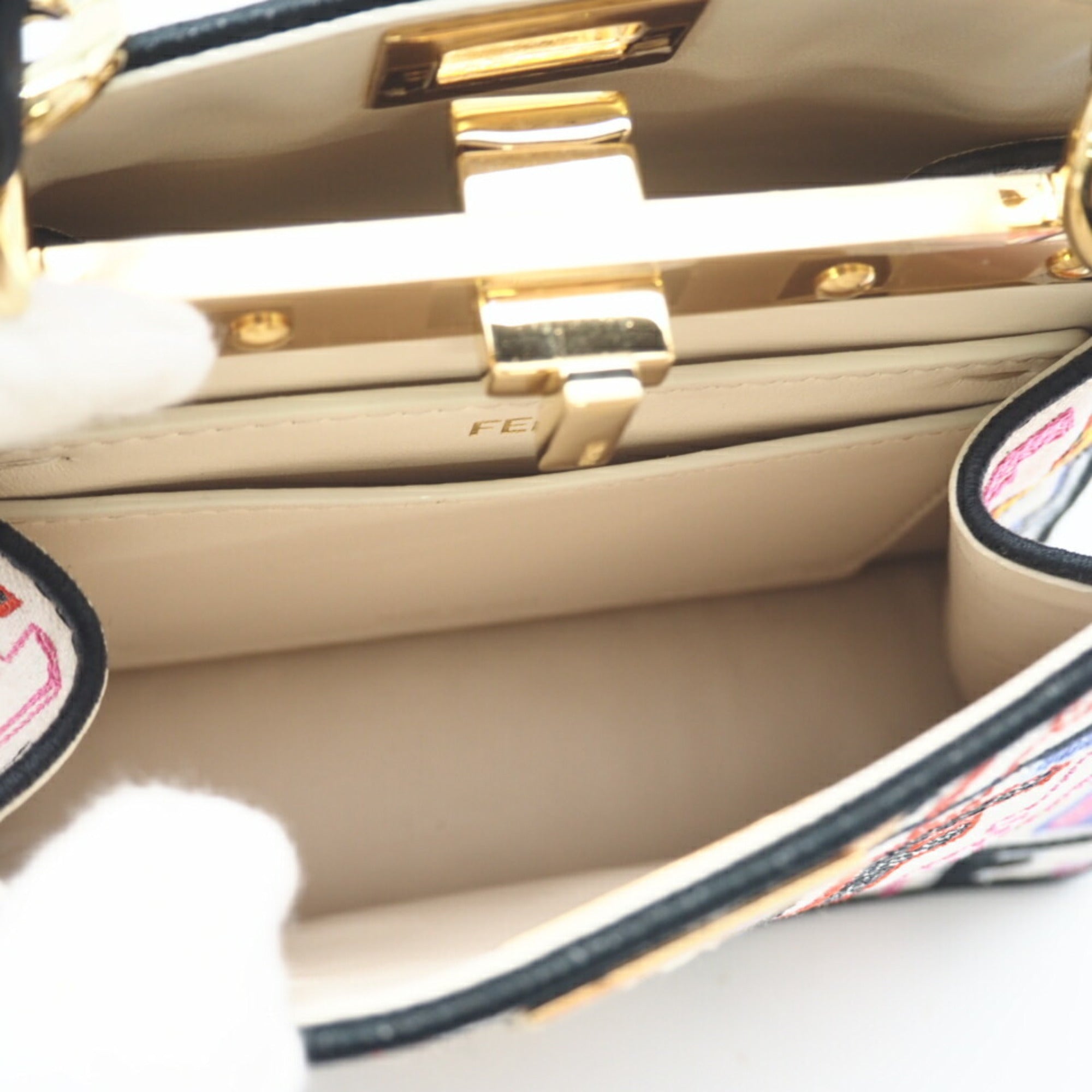 Fendi Multi-Color Canvas Handbag (Pre-Owned)
