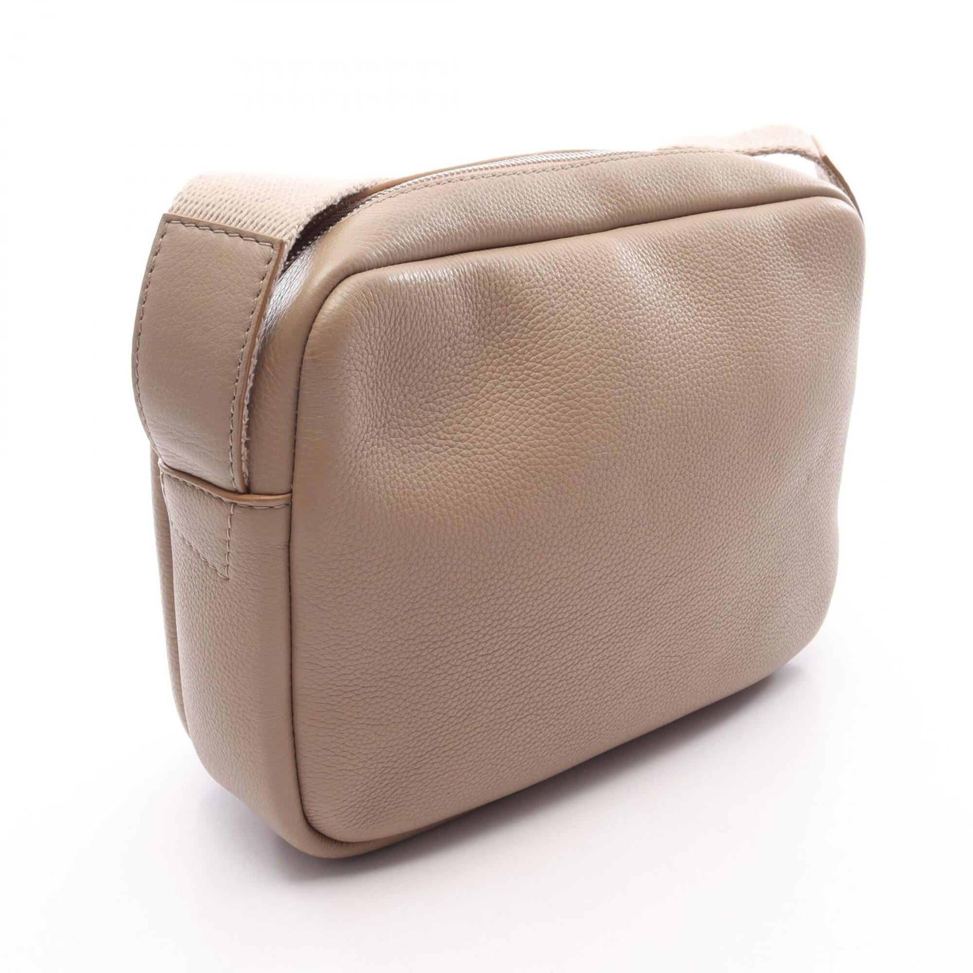 Loewe Beige Leather Handbag Messenger Bag Shoulder Bag (Pre-Owned)