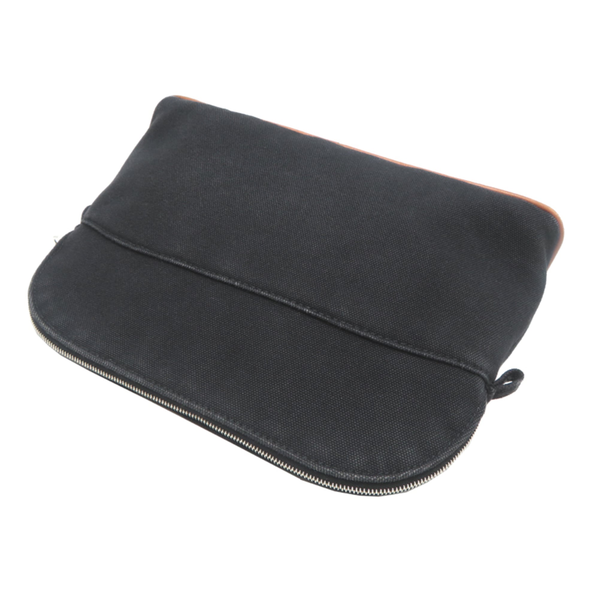Hermes Black Cotton Pouch (Pre-Owned)