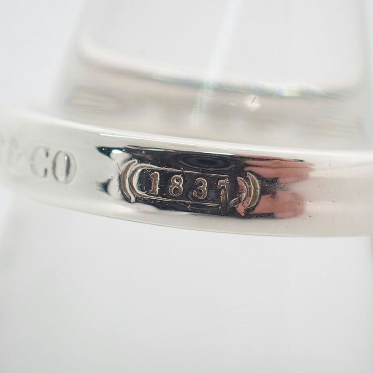 Tiffany Sterling Silver 925 Band Ring (Pre-Owned)