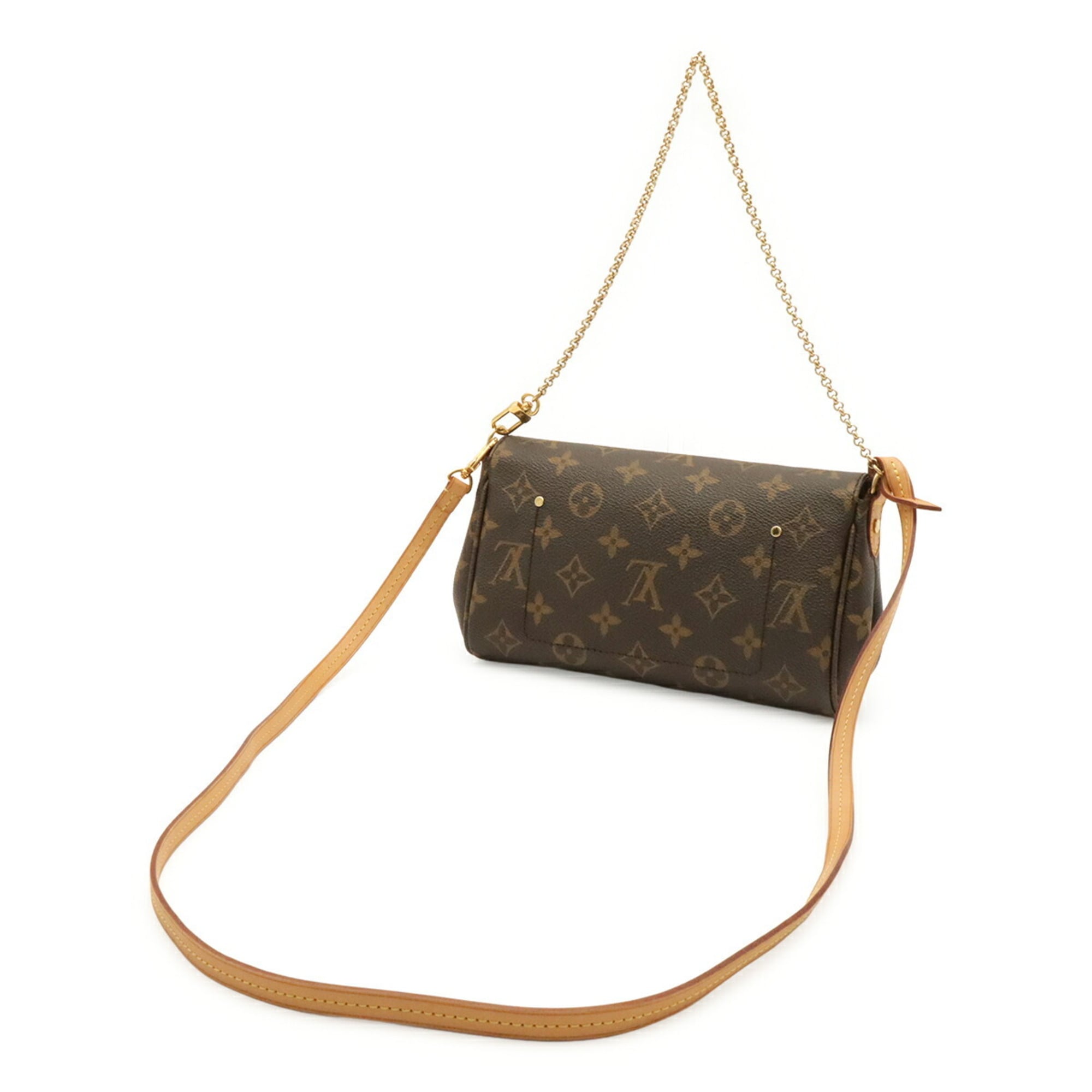 Louis Vuitton Brown Galle Monogram Clutch Bag Handbag Pouch Shoulder Bag (Pre-Owned)
