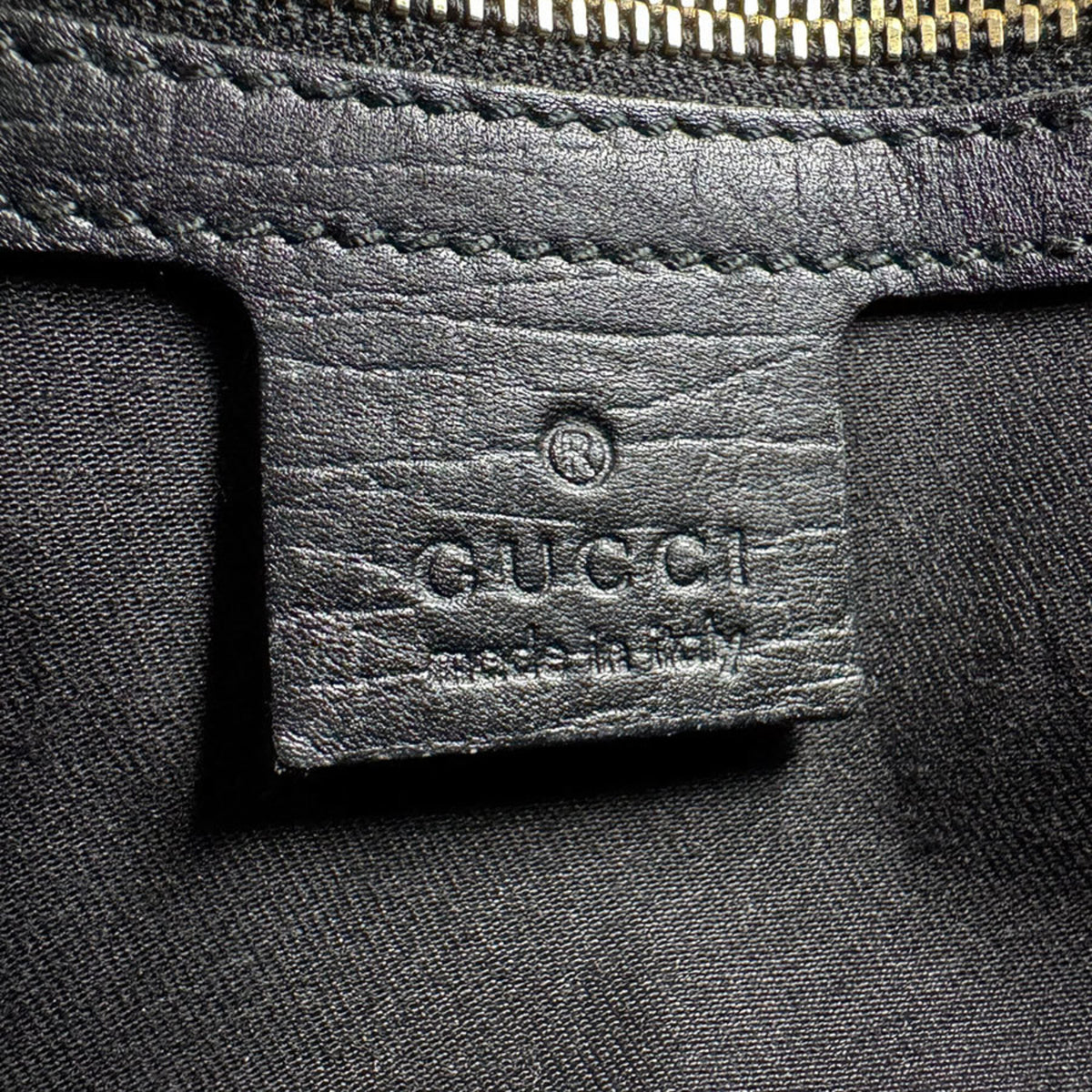 Gucci Black Gg Canvas Leather Handbag (Pre-Owned)