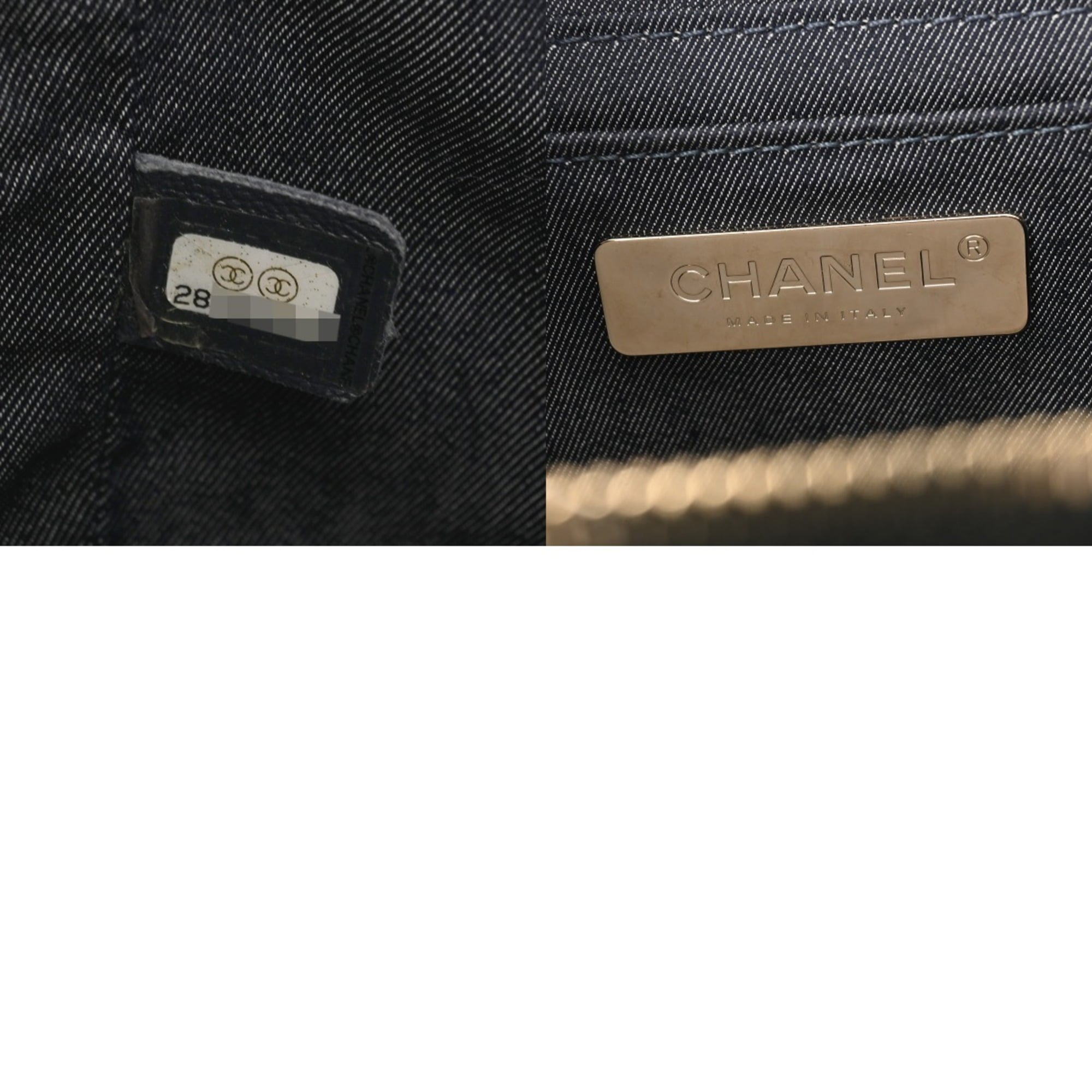 Chanel Black Leather Vanity Bag (Pre-Owned)