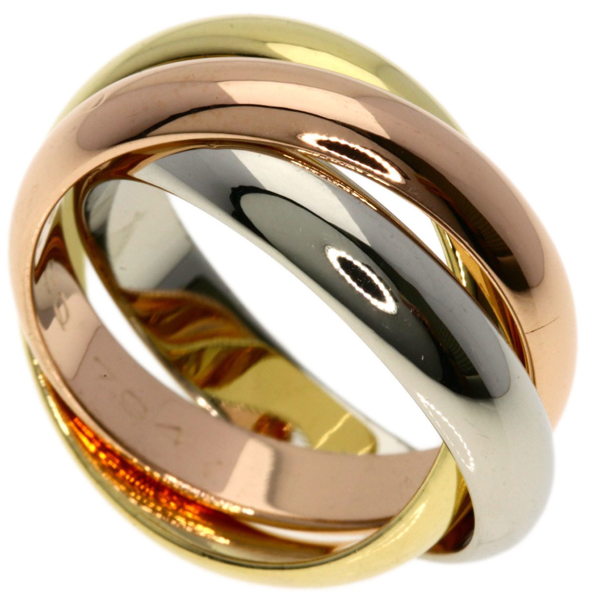 Cartier Pink Gold (18K) White Gold (18K) Yellow Gold (18K) Band Ring (Pre-Owned)