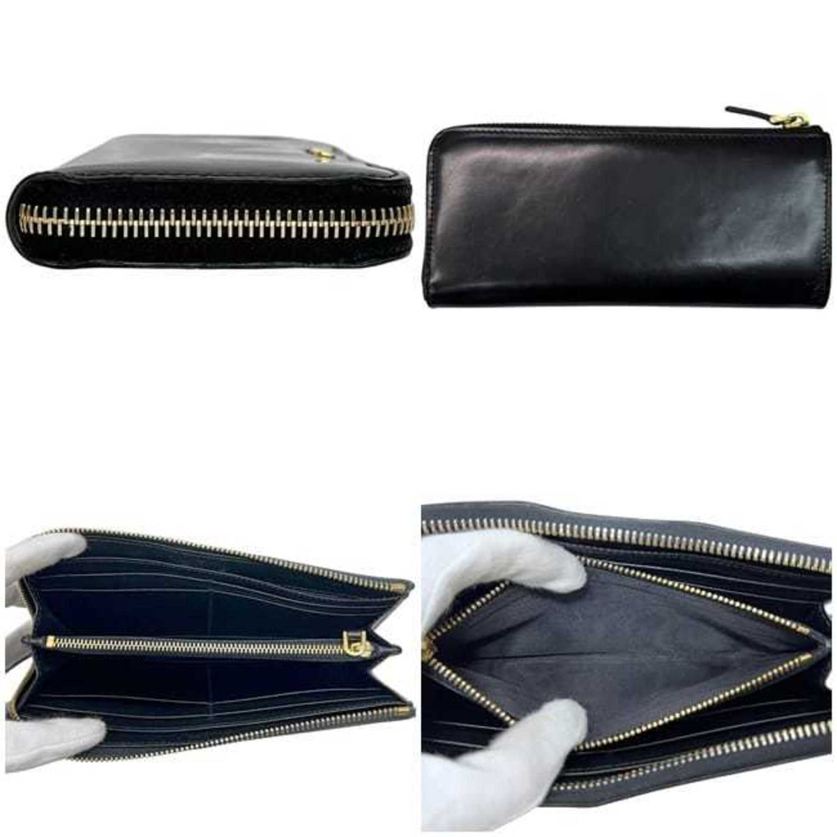 Miu Miu Black Leather Coin Purse/Coin Case (Pre-Owned)