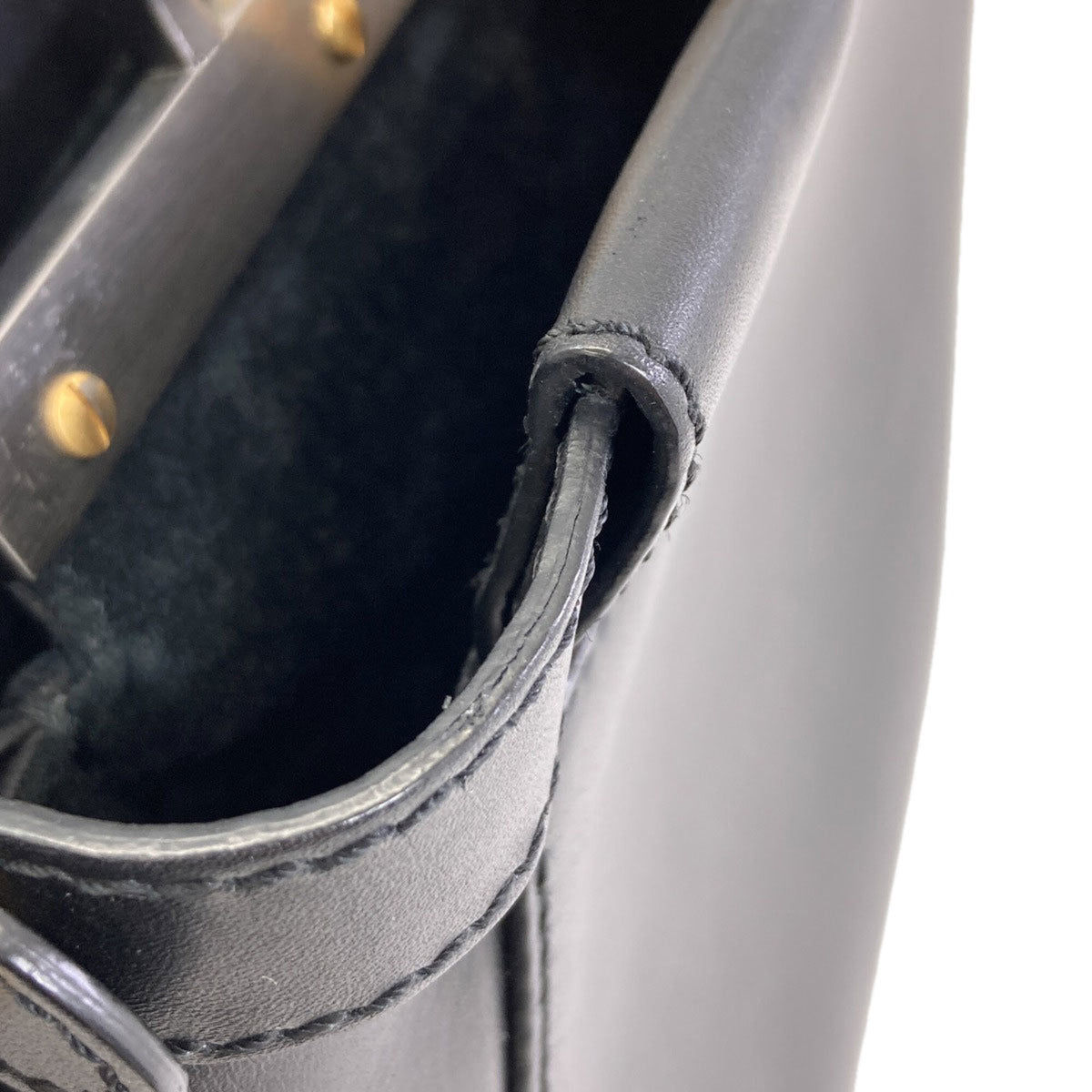 Fendi Black Leather Tote Bag (Pre-Owned)