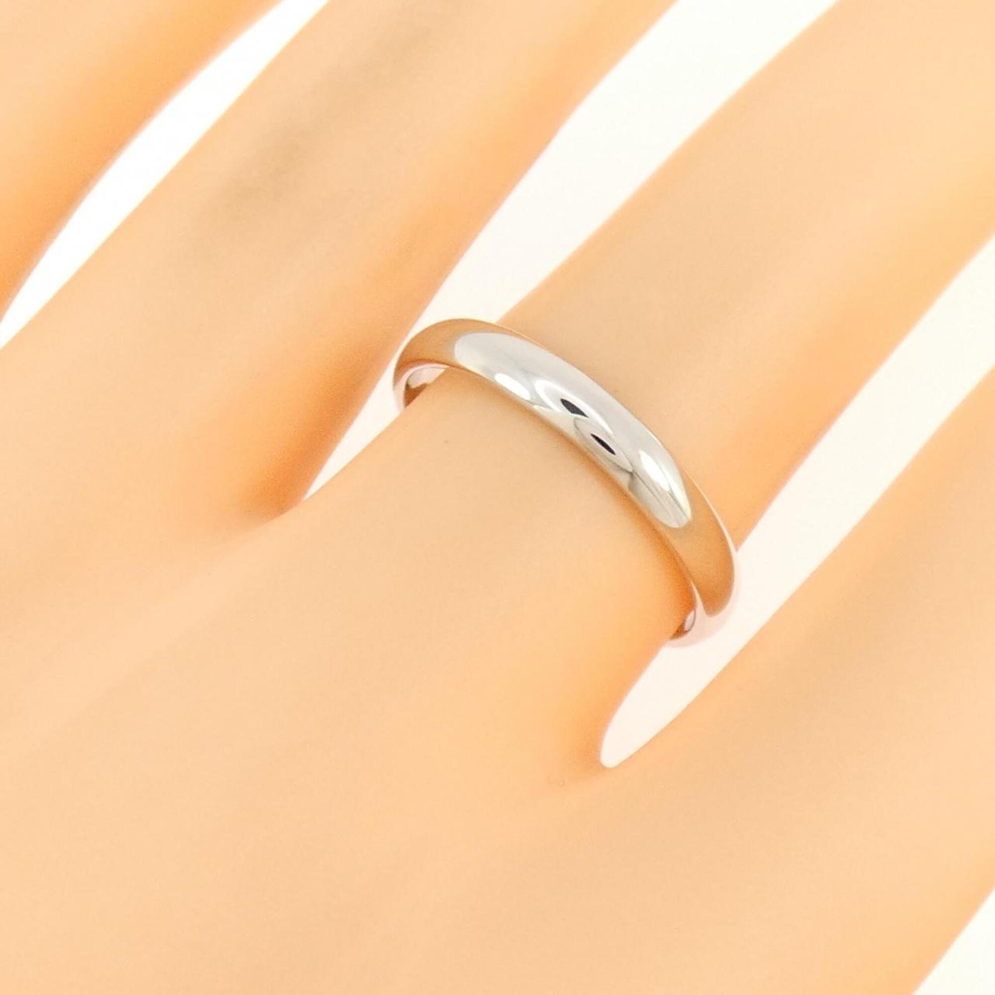 Van Cleef & Arpels Platinum Platinum 950 Band Ring (Pre-Owned)