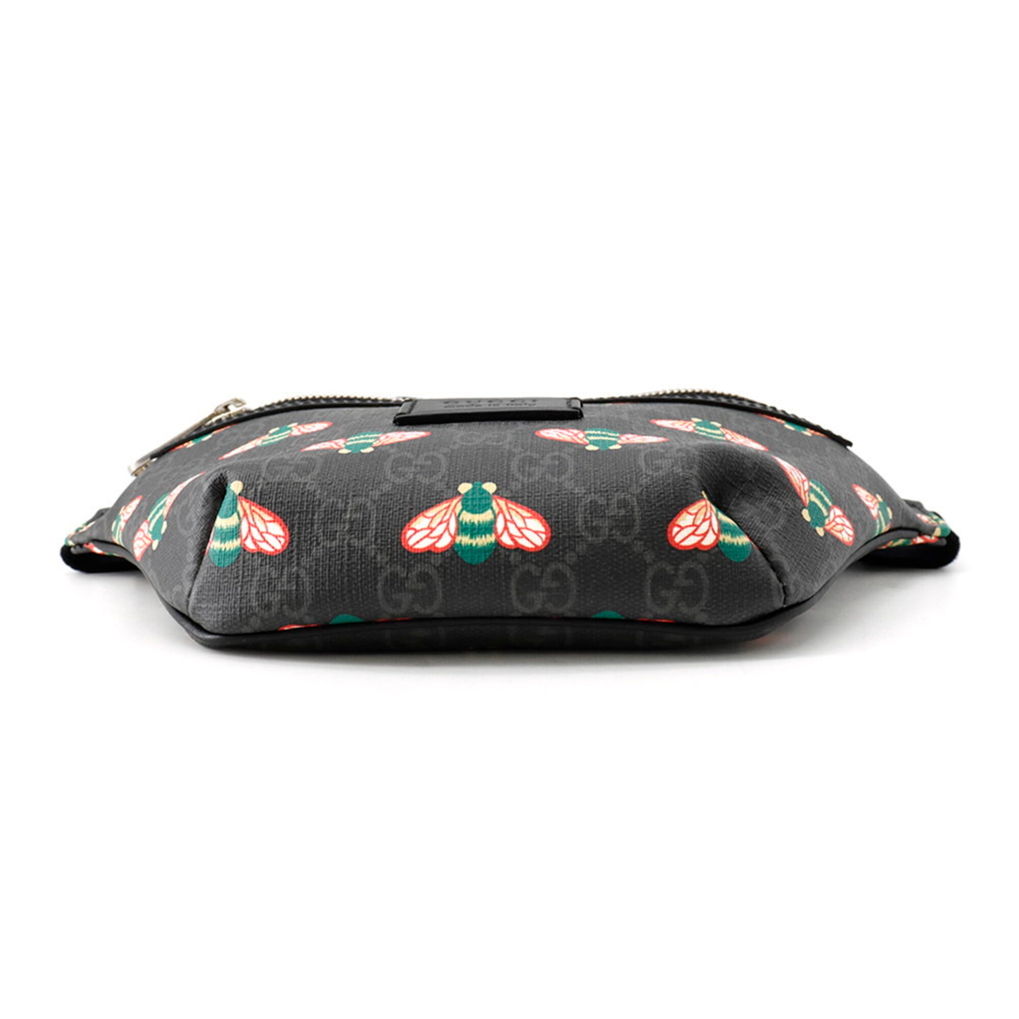 Gucci Black Gg Supreme Leather Sling Bag (Pre-Owned)