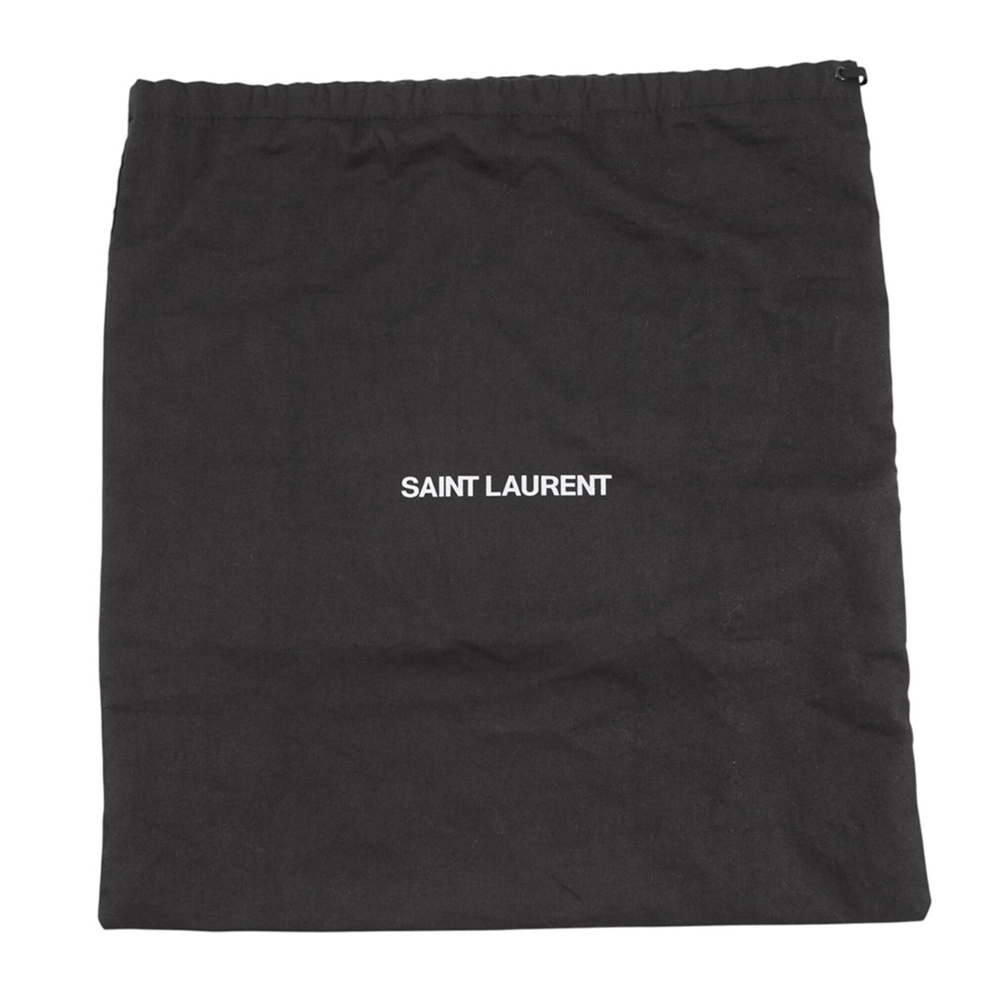 Yves Saint Laurent Black Leather Handbag Shoulder Bag (Pre-Owned)