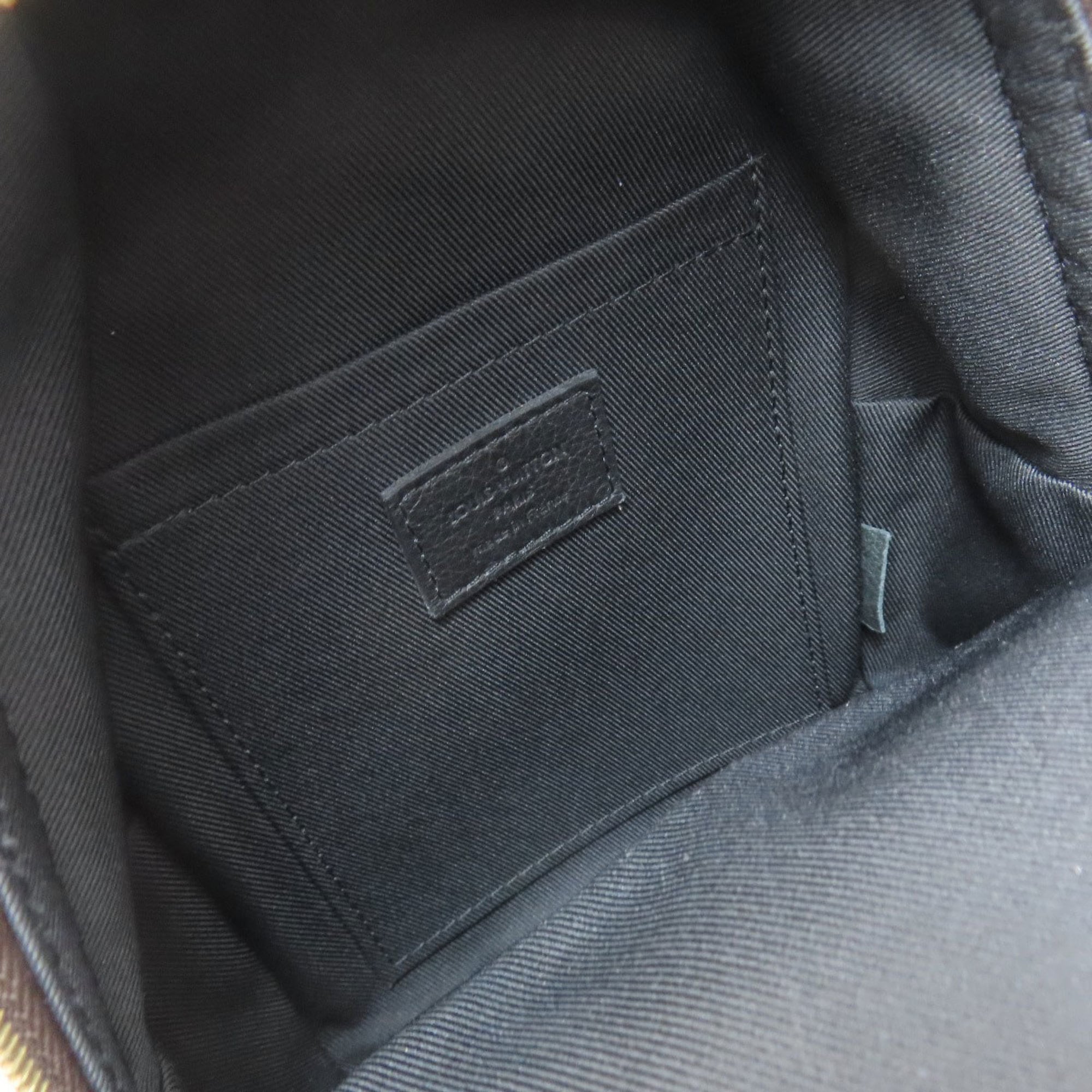 Louis Vuitton Monogram Black Pvc Backpack (Pre-Owned)
