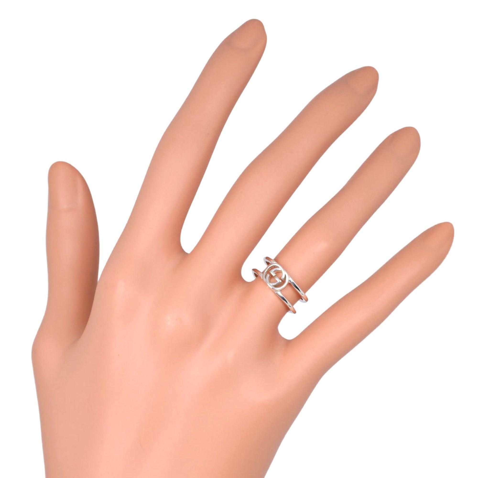 Gucci Silver 925 Band Ring (Pre-Owned)