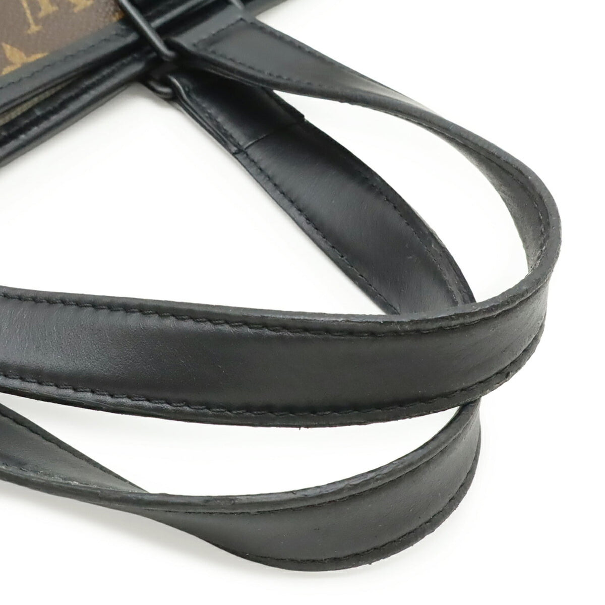 Louis Vuitton Monogram Macassar Monogram Macassar Monogram Leather Pouch Shoulder Bag Tote Bag (Pre-Owned)