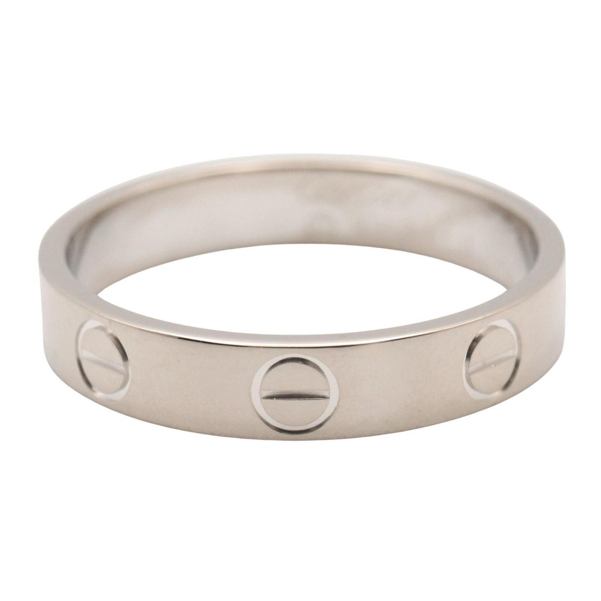 Cartier White Gold White Gold (18K) Band Ring (Pre-Owned)