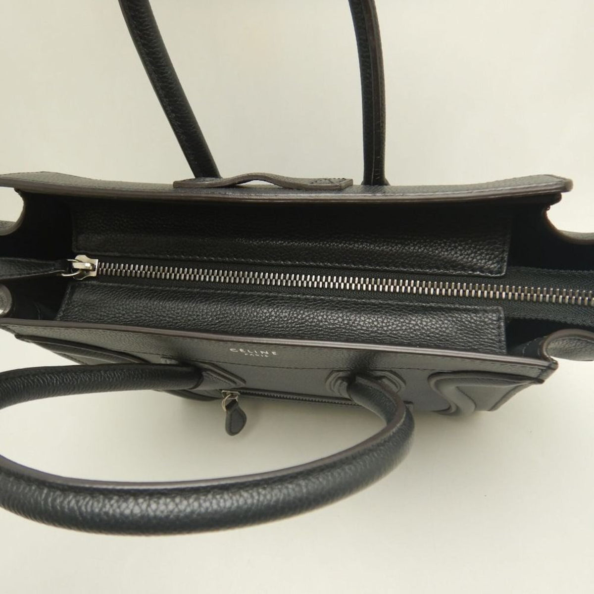 Celine Black Leather Tote Bag (Pre-Owned)
