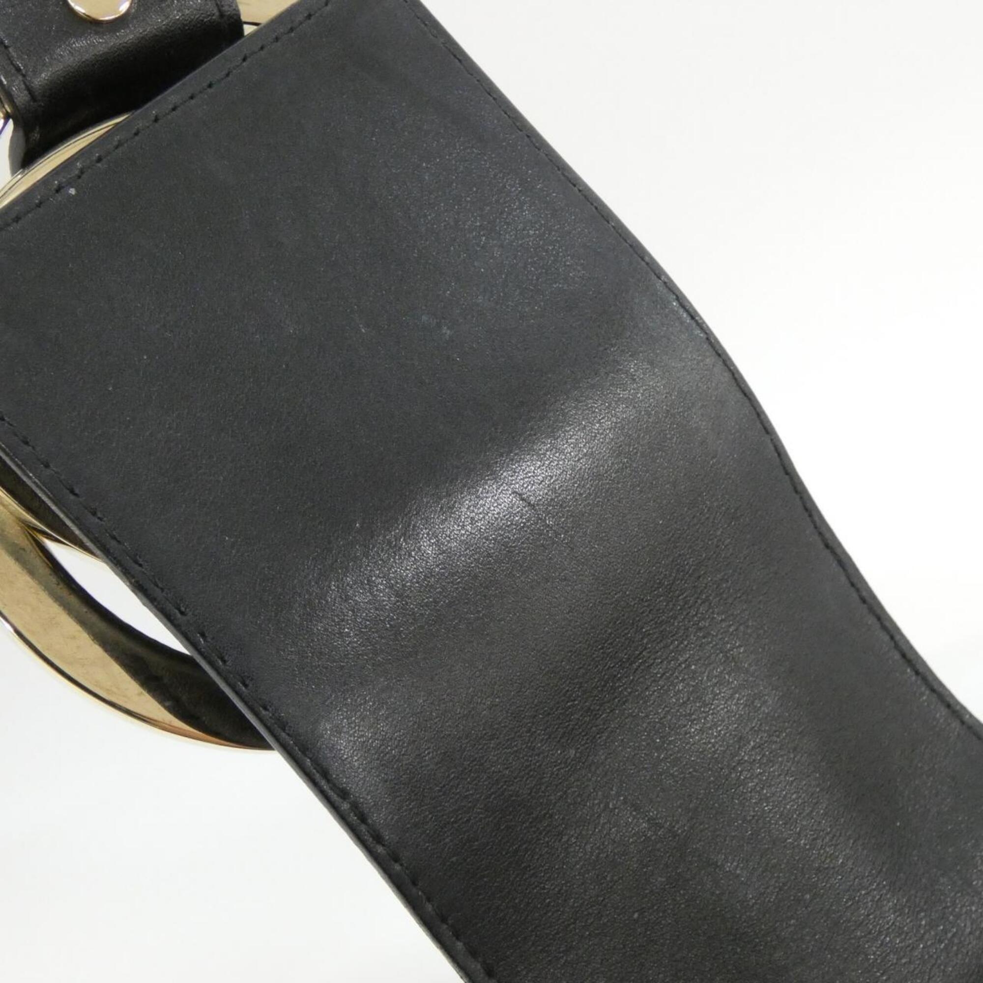 Bvlgari Black Leather Shoulder Bag (Pre-Owned)