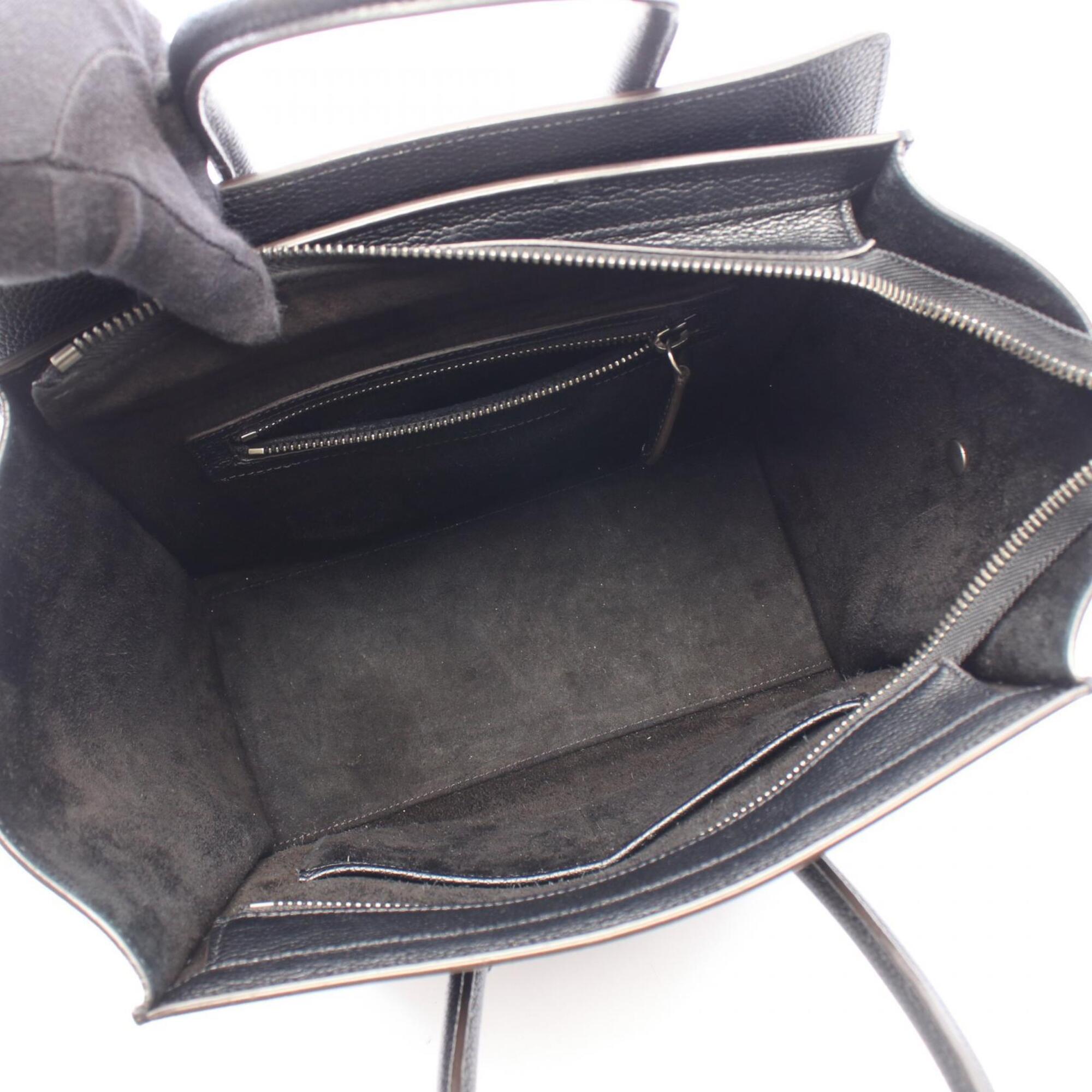 Celine Black Leather Handbag (Pre-Owned)