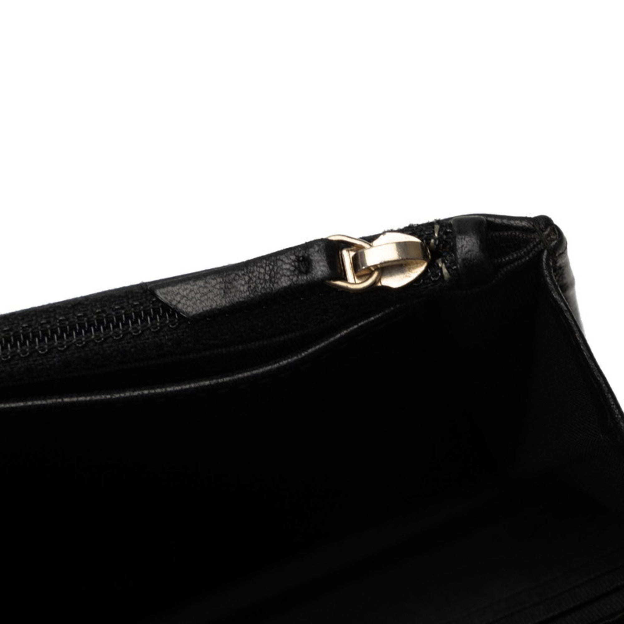 Chanel Black Suede Chain/Shoulder Wallet (Pre-Owned)