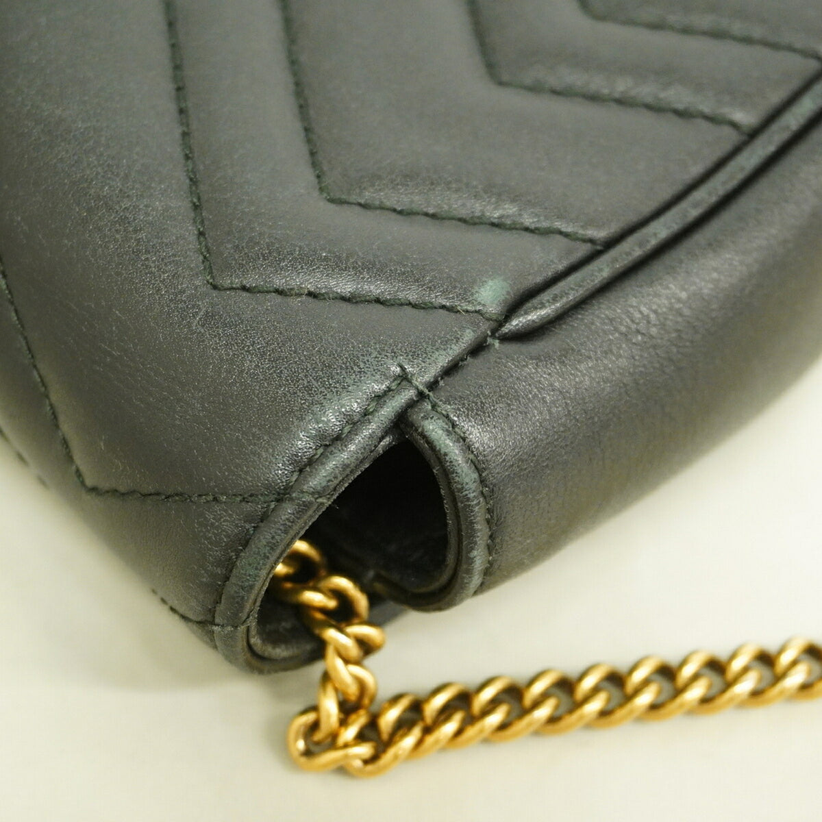 Gucci Black Leather Shoulder Bag (Pre-Owned)