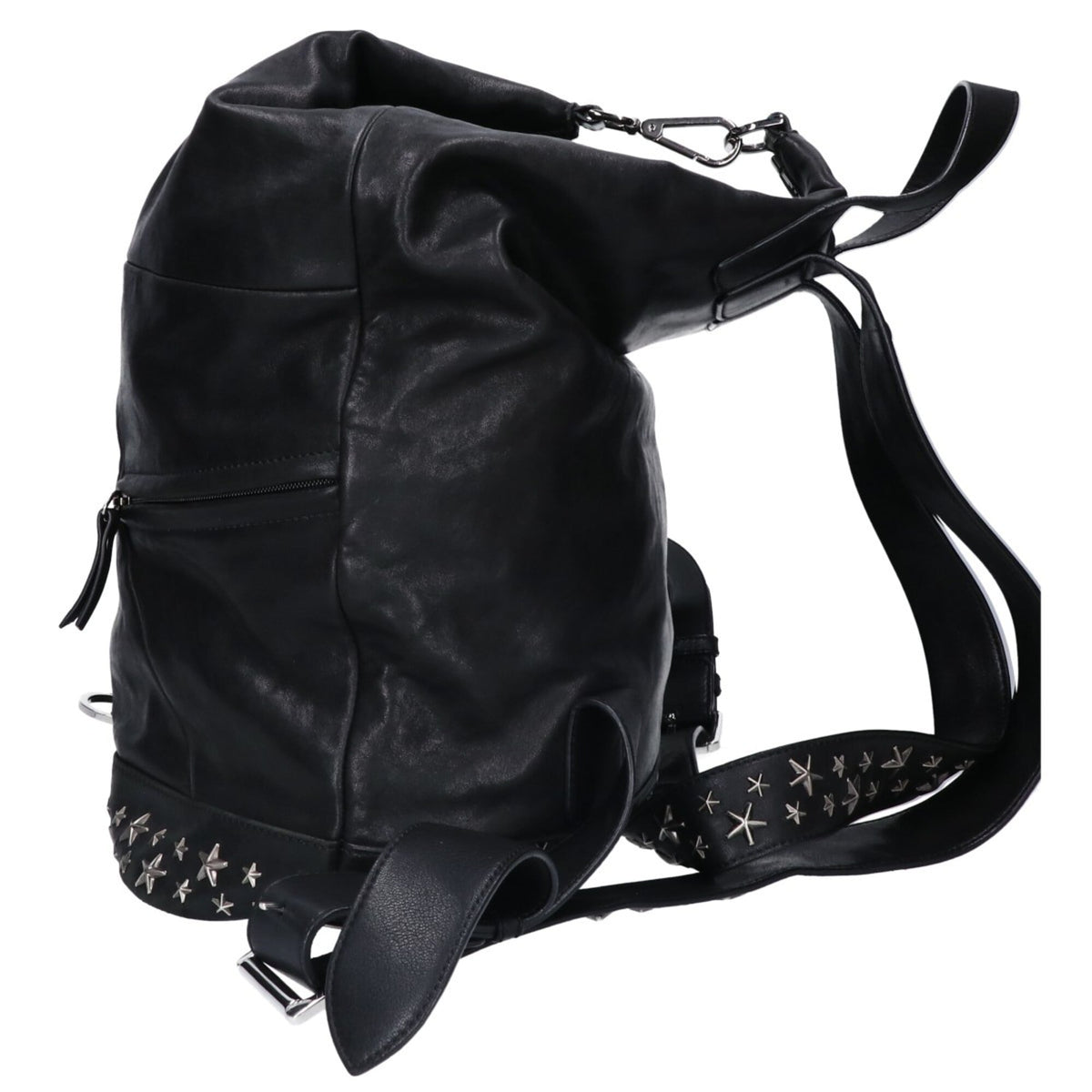 Jimmy Choo Black Leather Backpack (Pre-Owned)