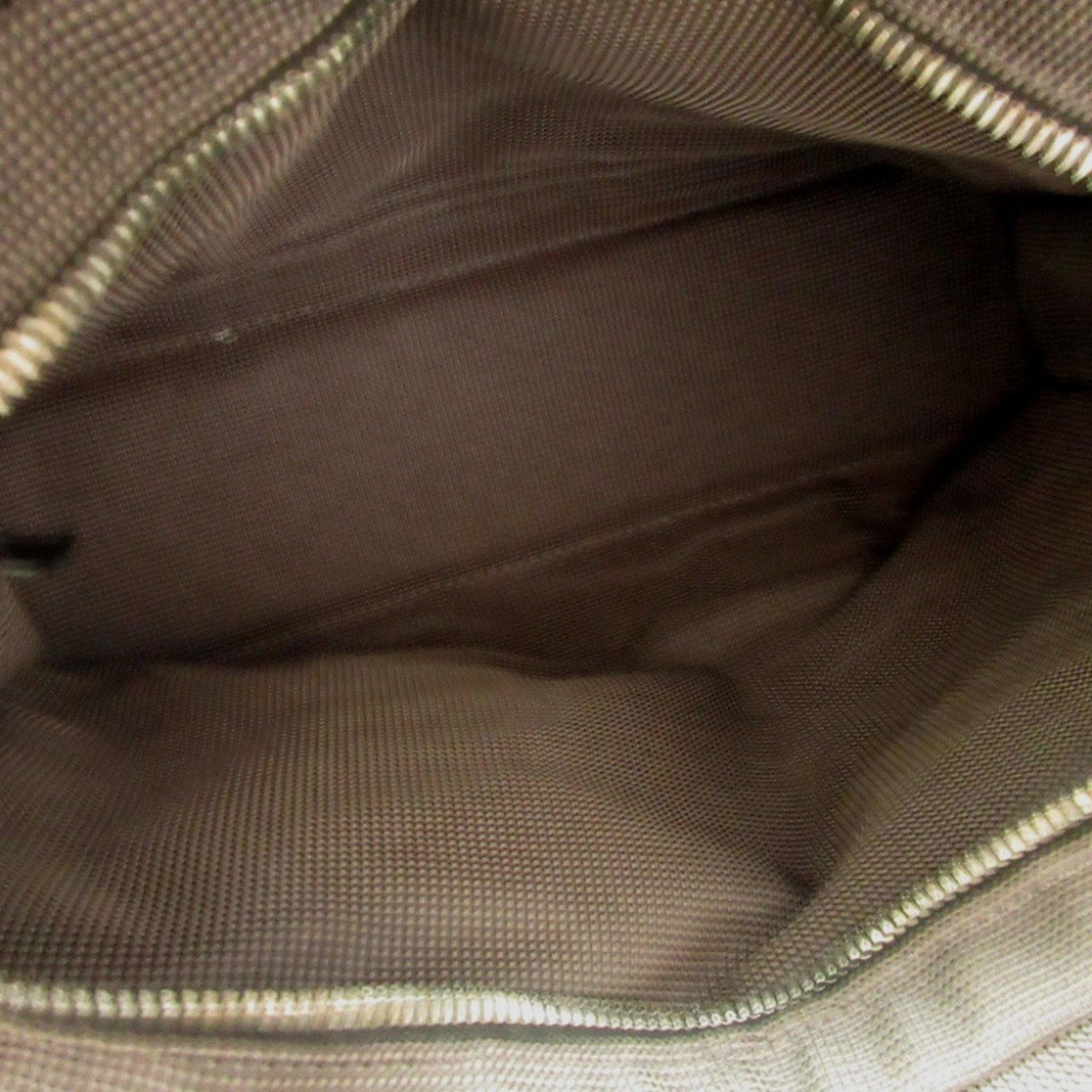 Hermes Gray Canvas Tote Bag (Pre-Owned)